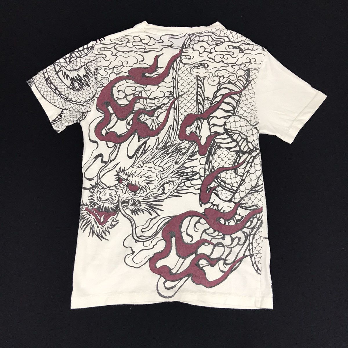 Japanese Brand Hype Style Dragon Sukajan Art Big Tattoo Logo Tee Size US XS / EU 42 / 0 - 2 Thumbnail