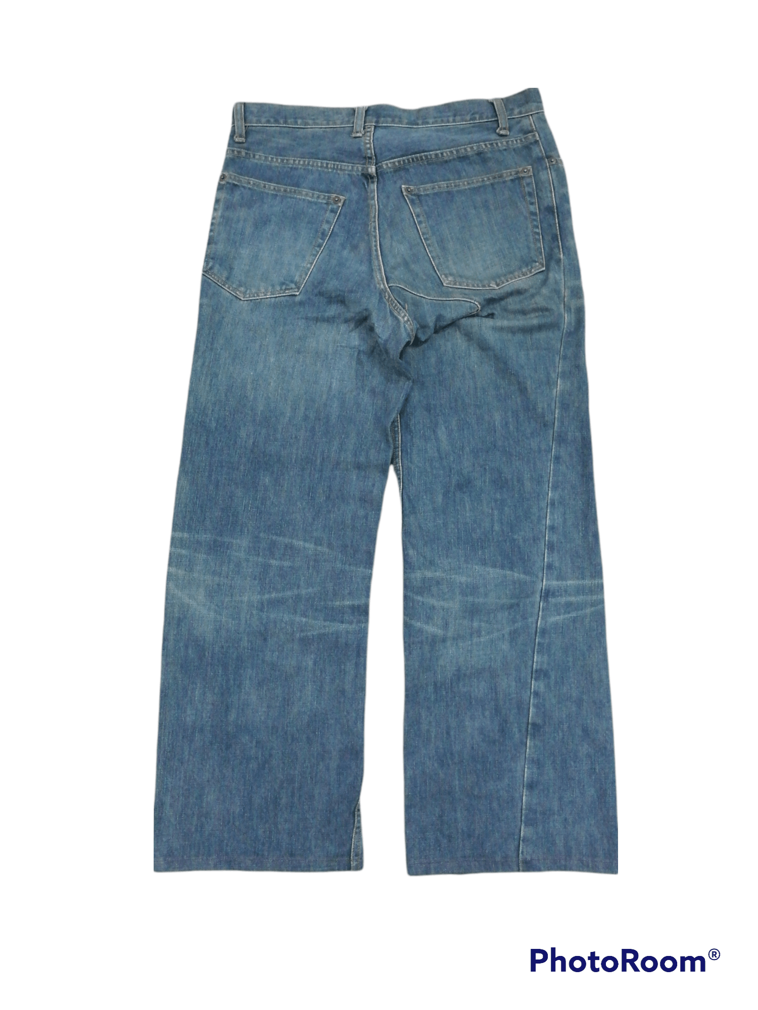 Maison MIHARA YASUHIRO Miharayasuhiro Asymmetric Waist Erd Denim Pants Size US 31 - 5 Thumbnail
