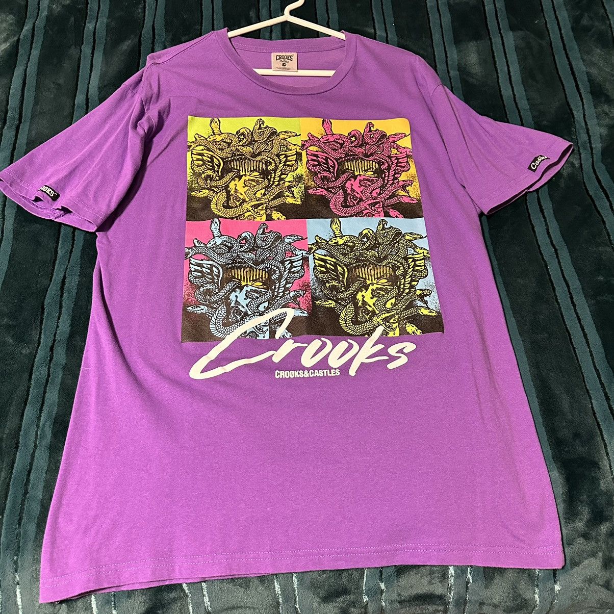 Crooks & Castles Multi color Medusa Tee Size US L / EU 52-54 / 3 - 1 Thumbnail