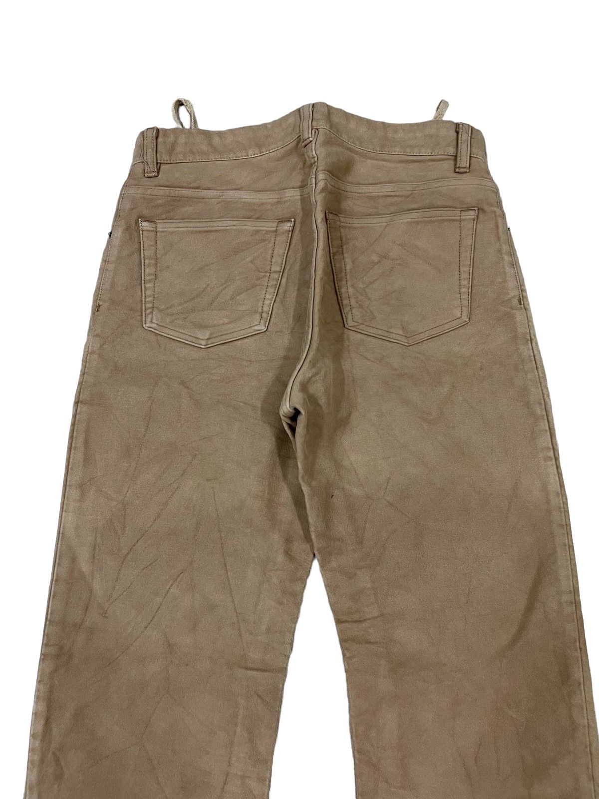 Helmut Lang GRAIL🔥90s Helmut Lang Moleskin Bondage Biker Denim Pants Size US 29 - 4 Thumbnail