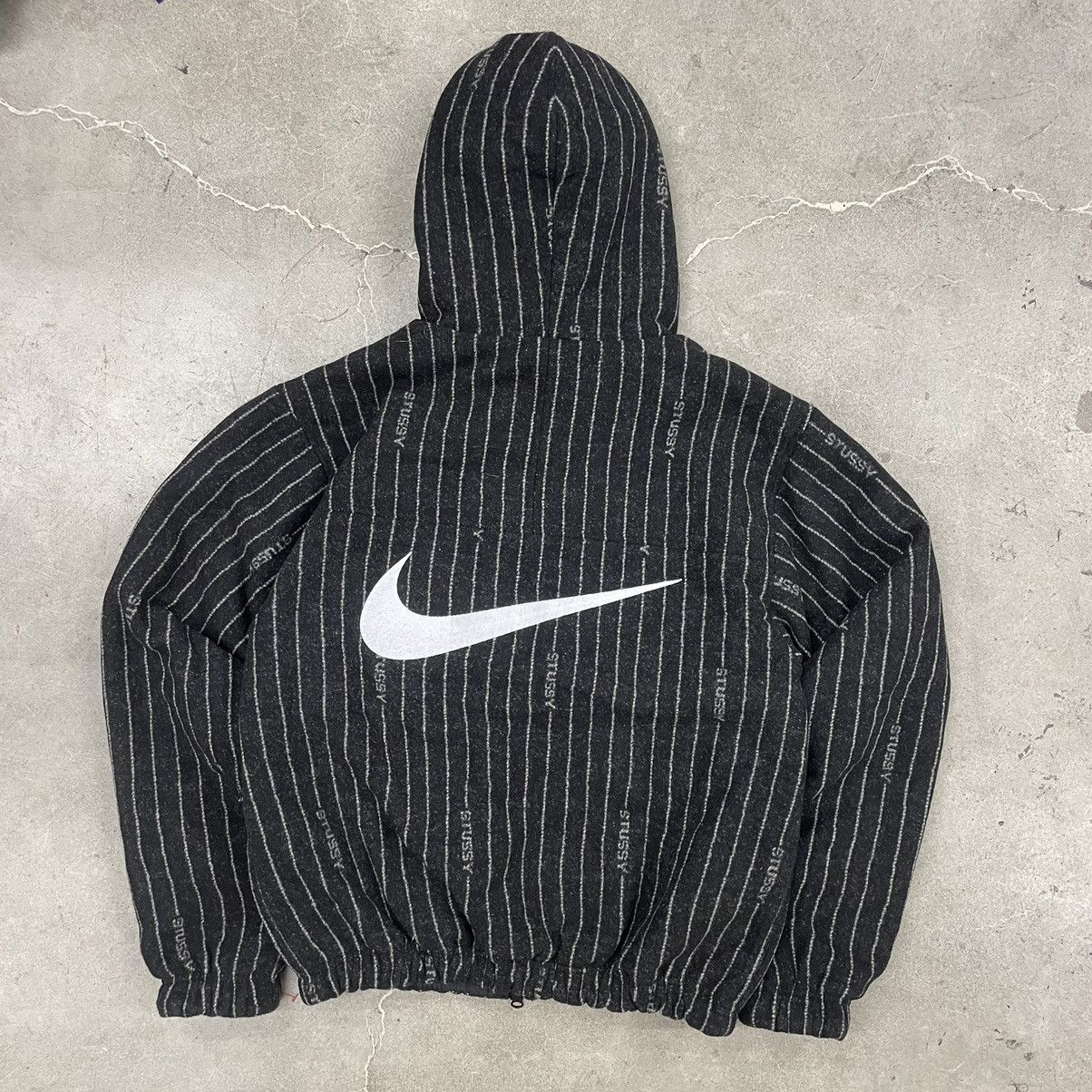 Nike × Streetwear × Stussy Nike stussy wool zip jacket