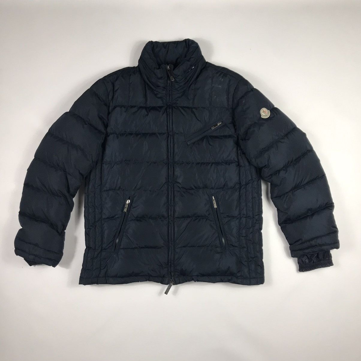 image of Moncler Down Jacket in Blue, Men's (Size Medium)