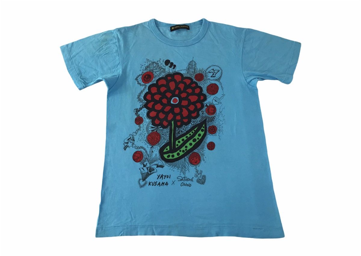 Japanese Brand 24 Hour Television Yayoi Kusama Satoshi Ohno Floral Printed Size US S / EU 44-46 / 1 - 1 Thumbnail