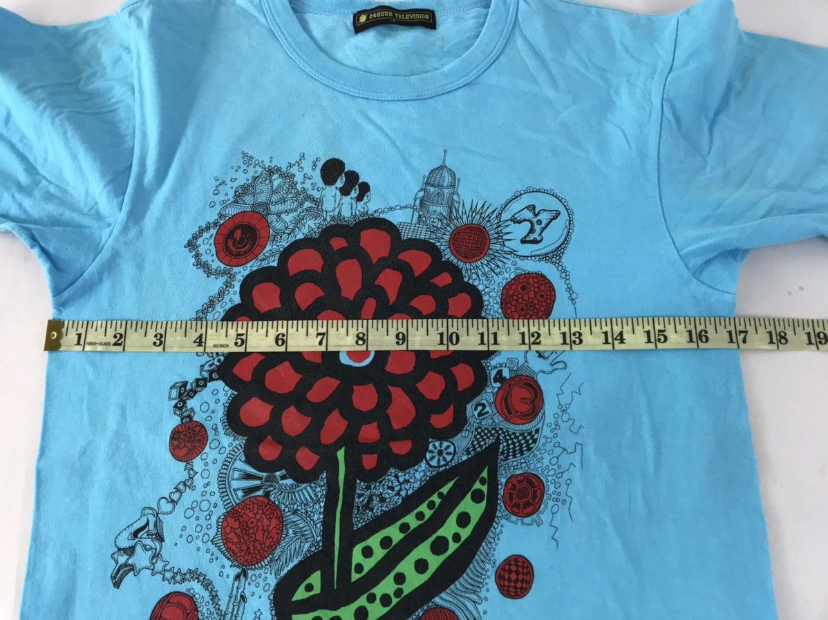 Japanese Brand 24 Hour Television Yayoi Kusama Satoshi Ohno Floral Printed Size US S / EU 44-46 / 1 - 9 Thumbnail