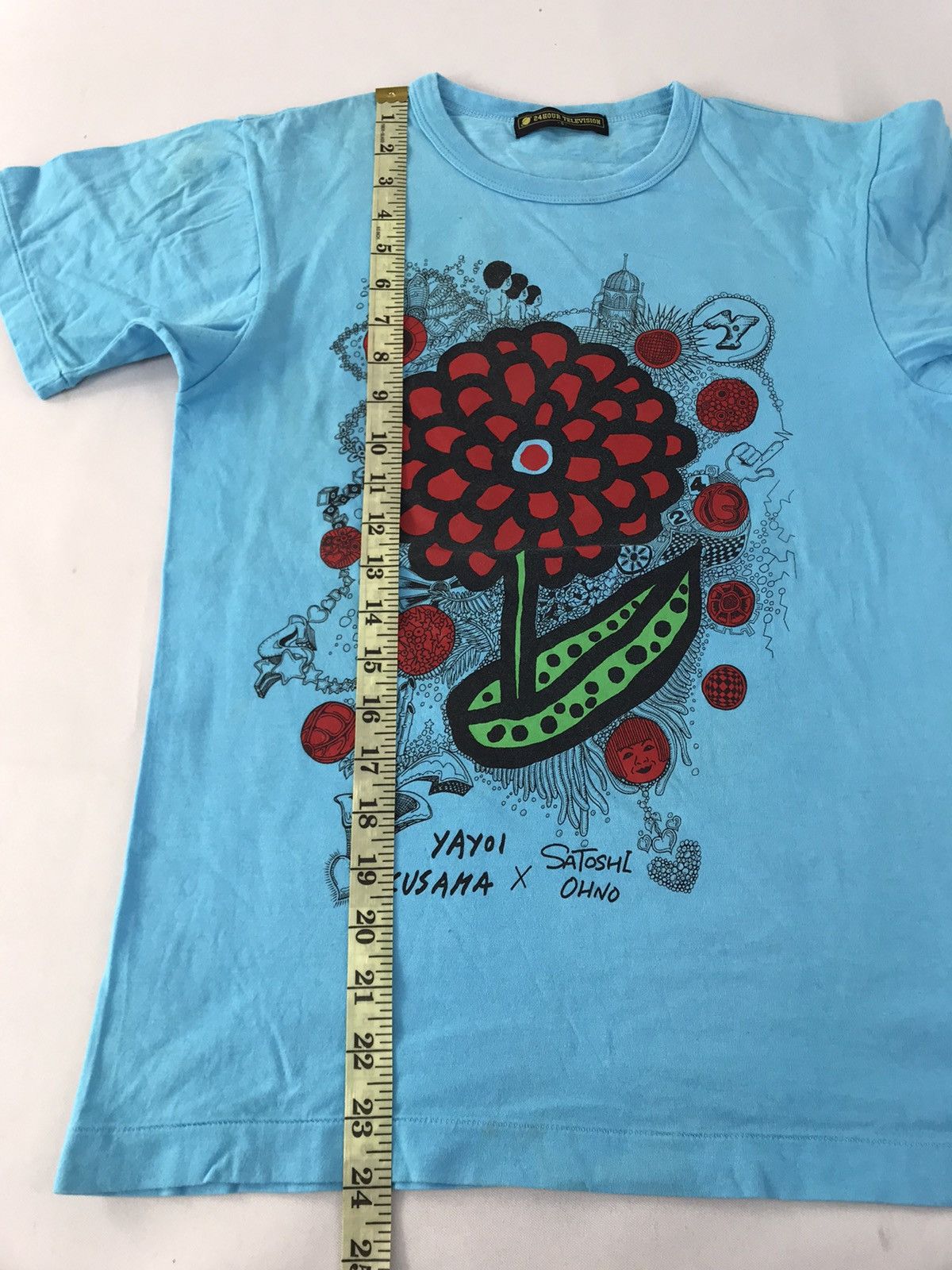 Japanese Brand 24 Hour Television Yayoi Kusama Satoshi Ohno Floral Printed Size US S / EU 44-46 / 1 - 10 Thumbnail