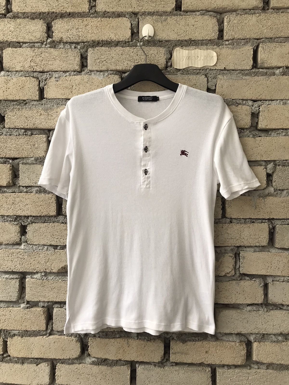 Burberry × Burberry Prorsum Burberry Burberrys Black Label Half Button Made In Japan Size US S / EU 44-46 / 1 - 1 Thumbnail