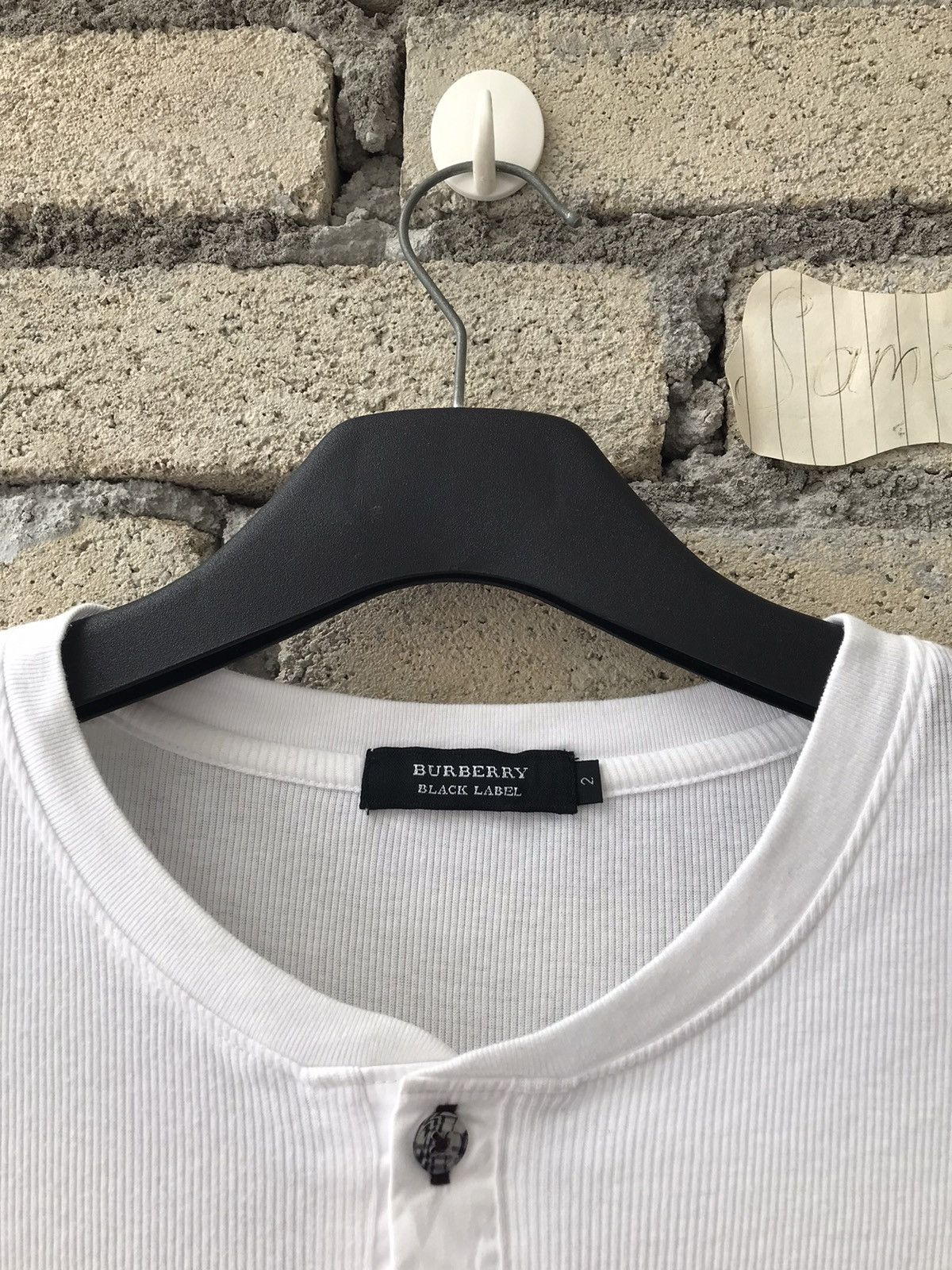 Burberry × Burberry Prorsum Burberry Burberrys Black Label Half Button Made In Japan Size US S / EU 44-46 / 1 - 5 Thumbnail