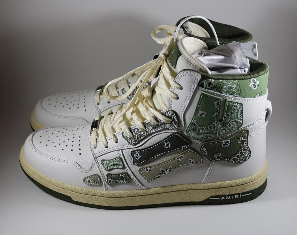 Amiri Amiri Skel Top Bandana Print Hi Sneakers 42 43 Size US 10 / EU 43 - 5 Thumbnail
