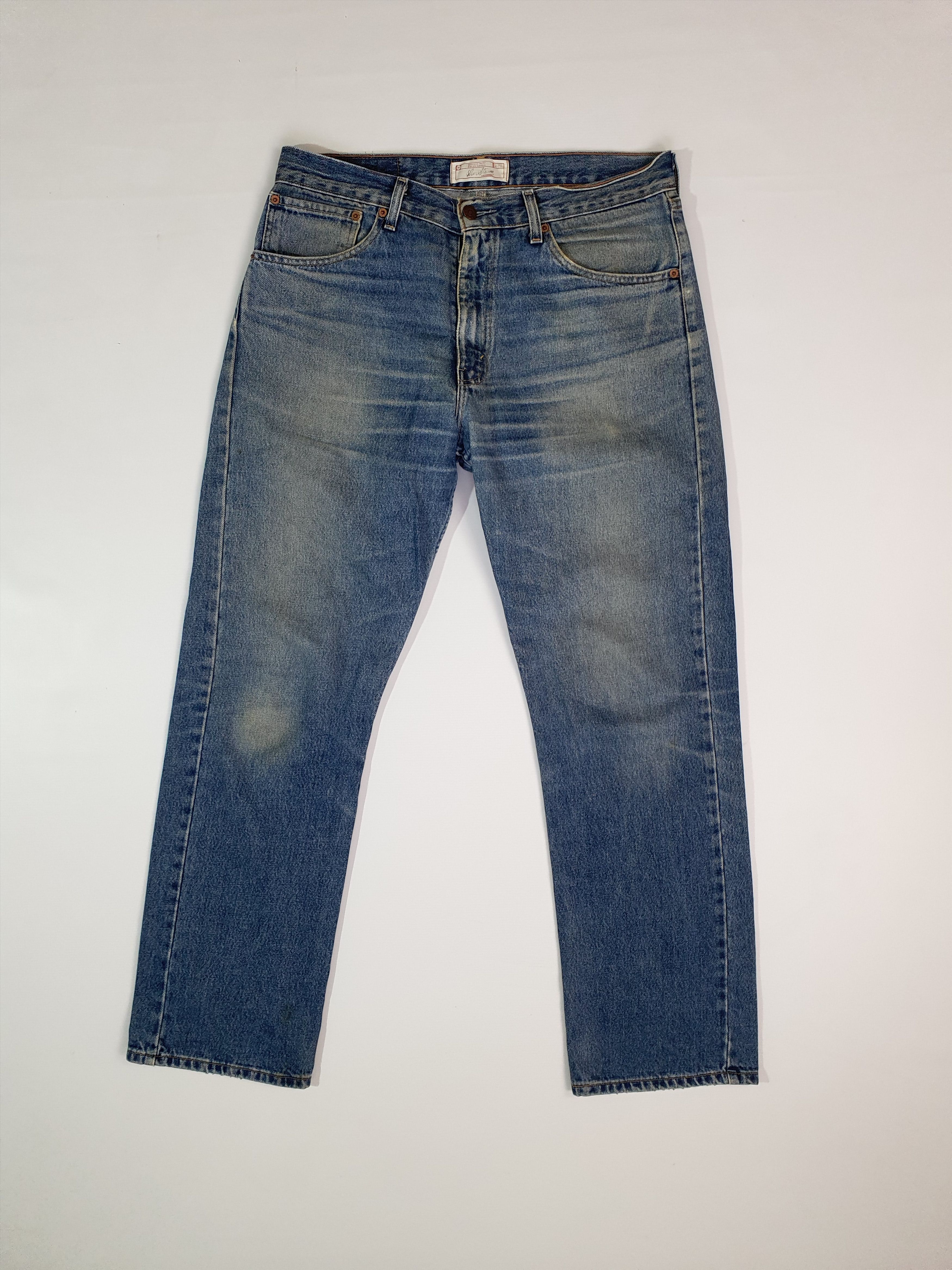 Levi's × Levi's Vintage Clothing × Vintage Vintage Levi's Signature Dirty Denim jeans Size US 33 - 7 Thumbnail