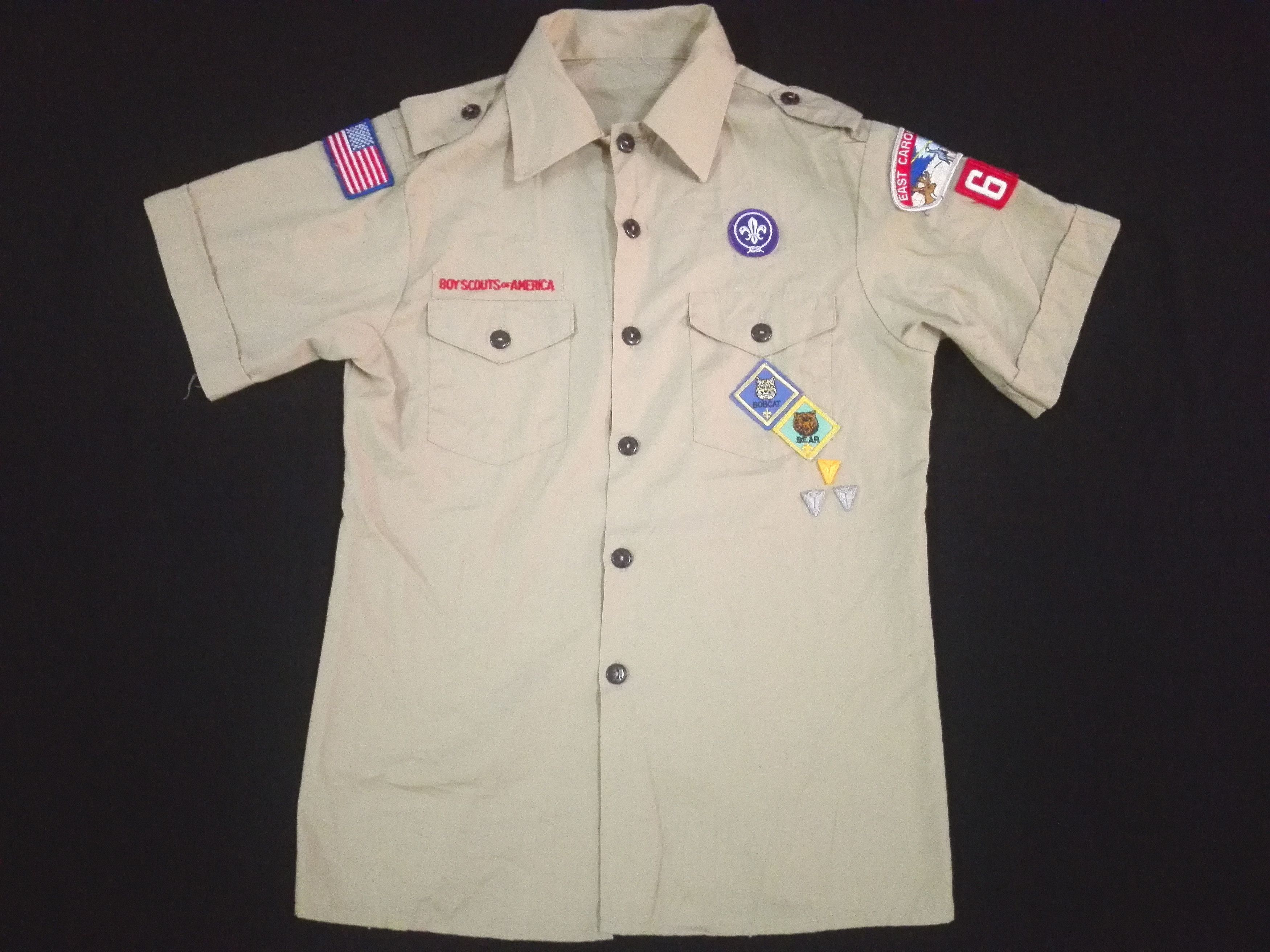 Vintage Vintage BOY SCOUTS OF AMERICA UNIFORM SHIRT Size US S / EU 44-46 / 1 - 1 Thumbnail