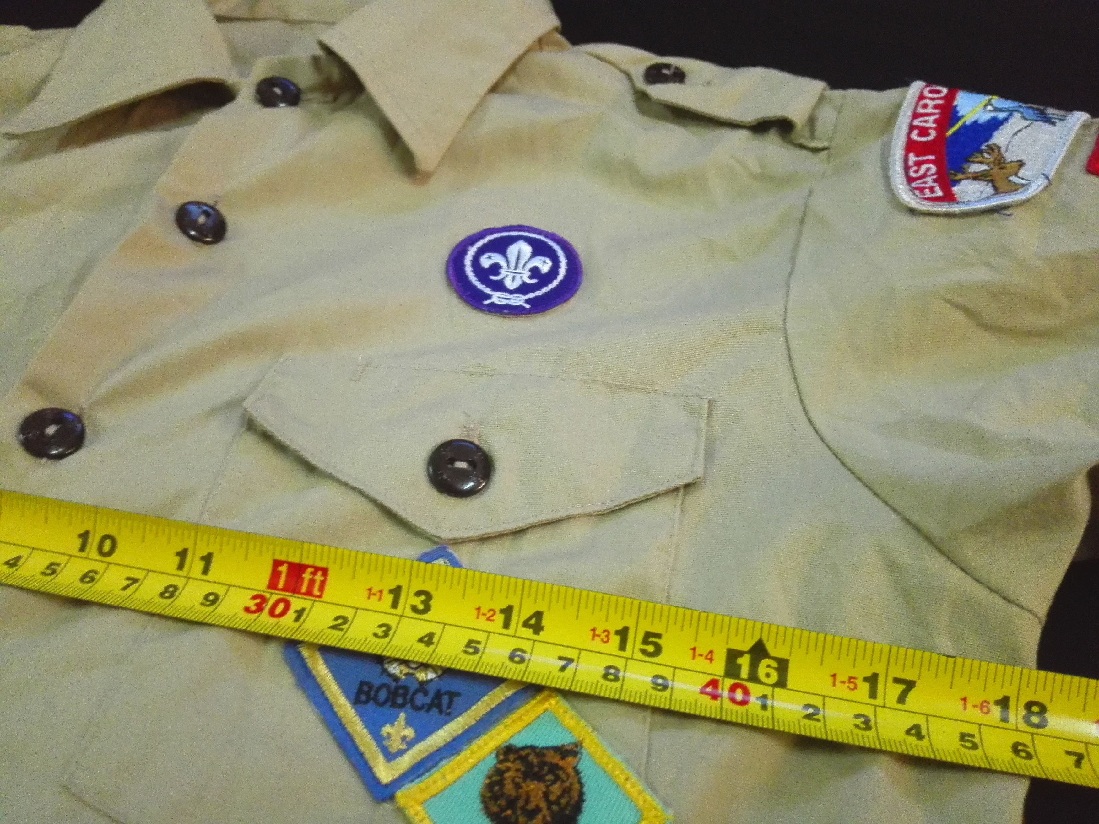 Vintage Vintage BOY SCOUTS OF AMERICA UNIFORM SHIRT Size US S / EU 44-46 / 1 - 6 Thumbnail
