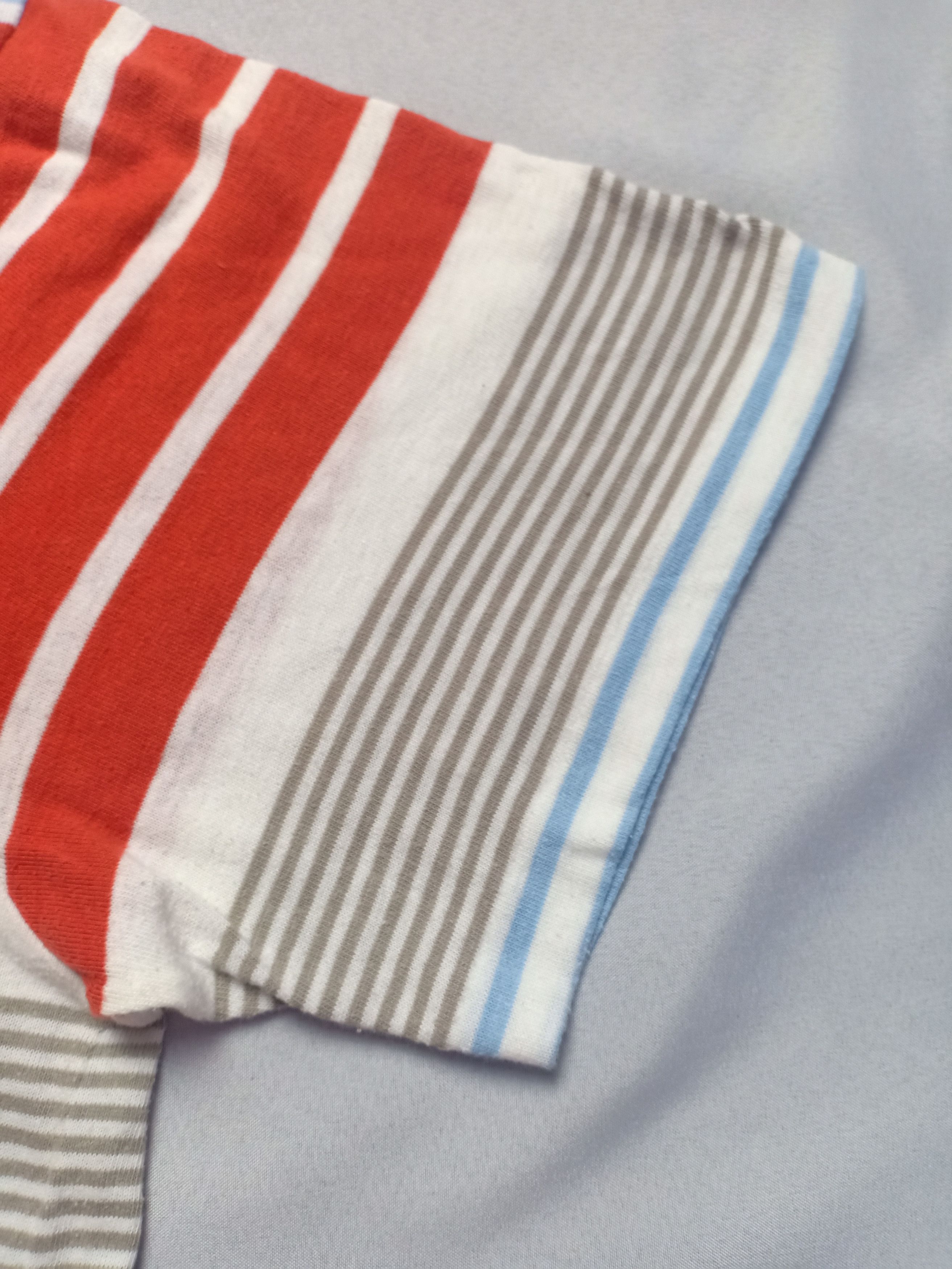 Hang Ten Vintage 70s 80s Hang Ten Striped Suffer / Skate Tee Size US S / EU 44-46 / 1 - 5 Thumbnail