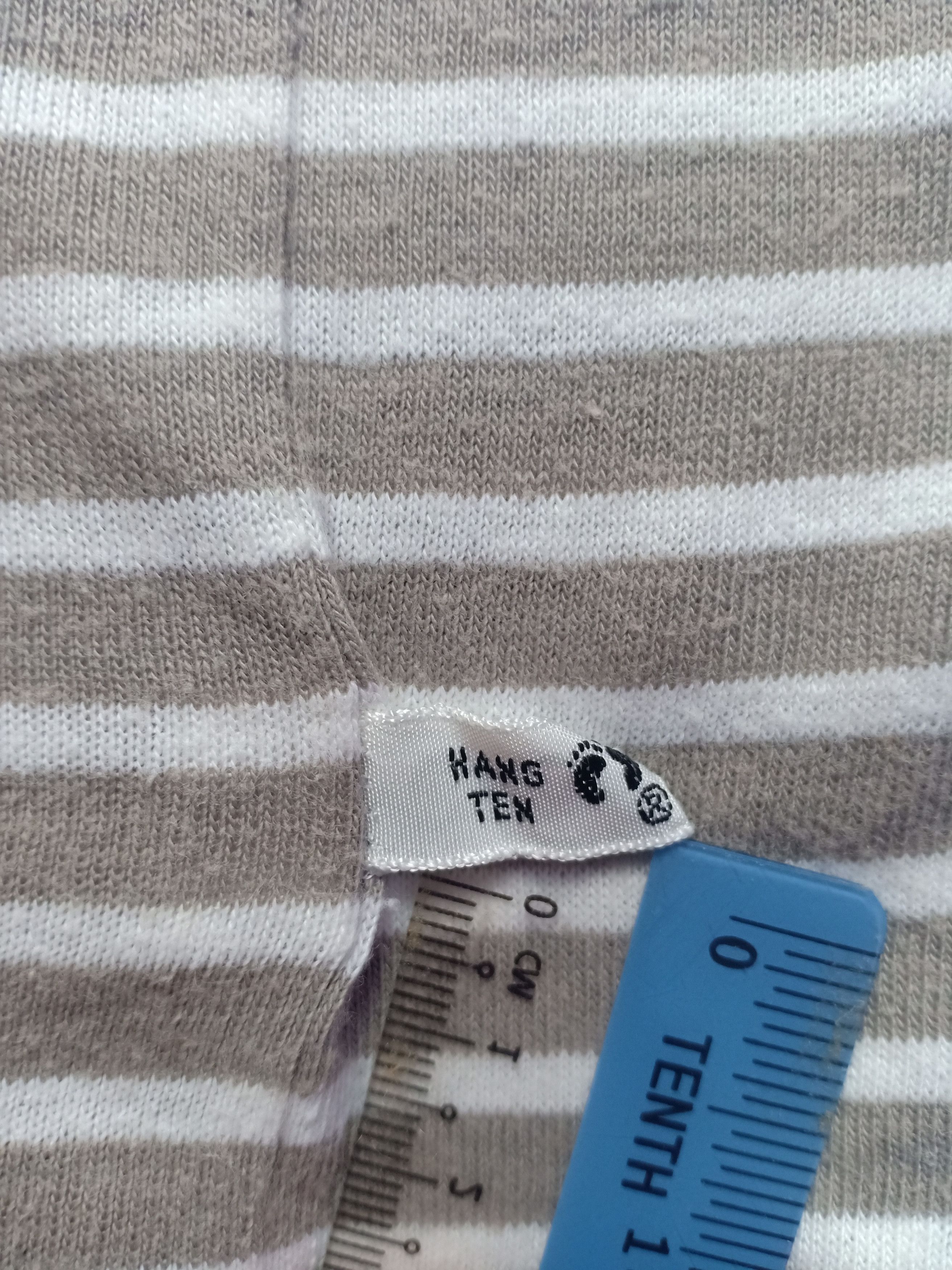 Hang Ten Vintage 70s 80s Hang Ten Striped Suffer / Skate Tee Size US S / EU 44-46 / 1 - 6 Thumbnail