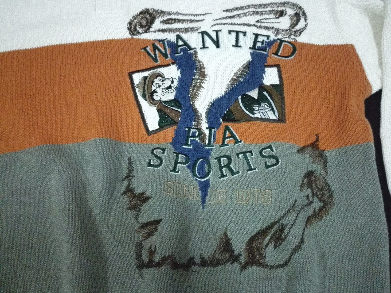 Japanese Brand × Vintage VINTAGE 90s PIA SPORTS Big Logo Embroidery Sweatshirt Size US M / EU 48-50 / 2 - 3 Thumbnail