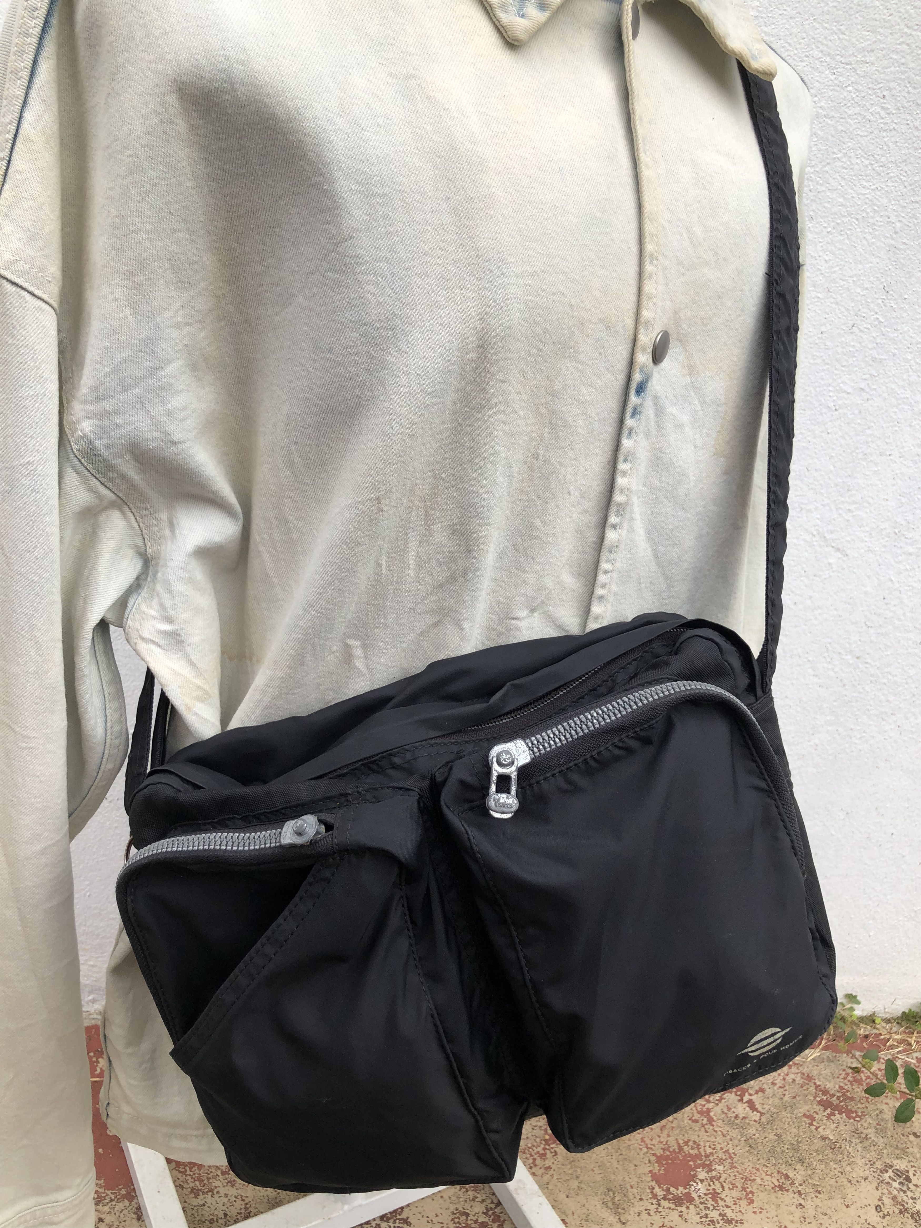 Yohji Yamamoto RARE🔥VINTAGE YOHJI Y’SACCS + POUR HOMME SMALL MESSENGER BAG Size ONE SIZE - 16 Thumbnail