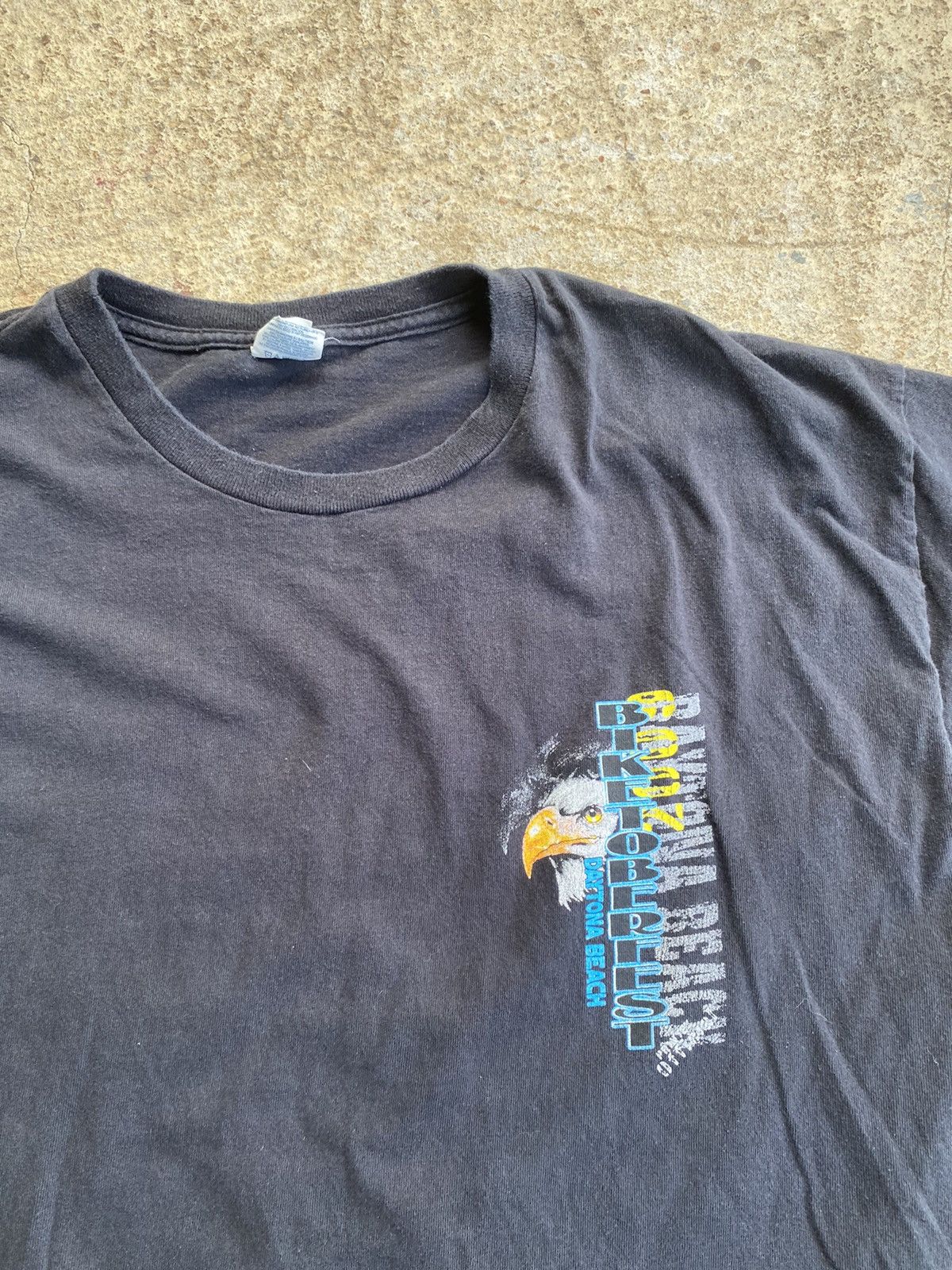 Harley Davidson × Vintage Vintage Y2K Harley Biker Fest Daytona Beach Eagle Shirt Size US XL / EU 56 / 4 - 4 Thumbnail