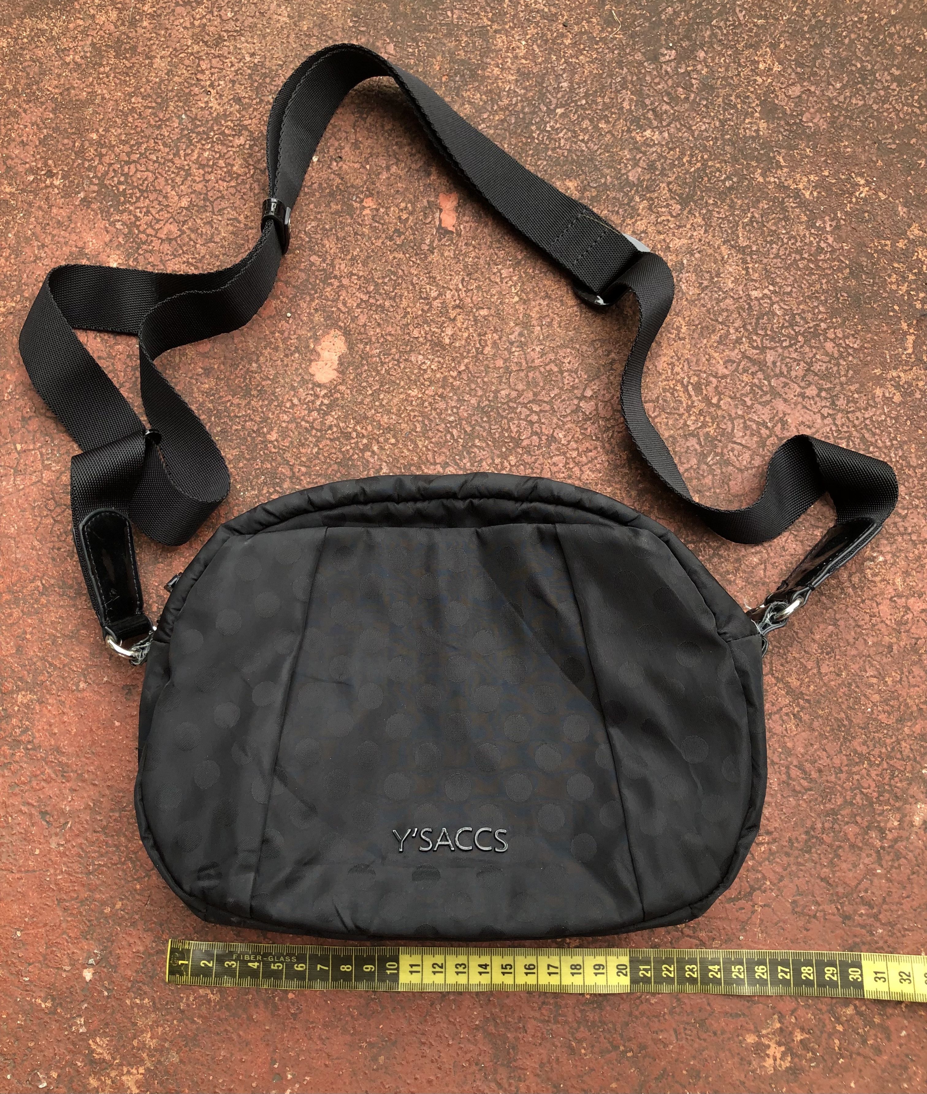 Yohji Yamamoto RARE🔥VINTAGE YOHJI Y’SACCS POLKA DOTS SPELL OUT SLING BAG Size ONE SIZE - 18 Thumbnail
