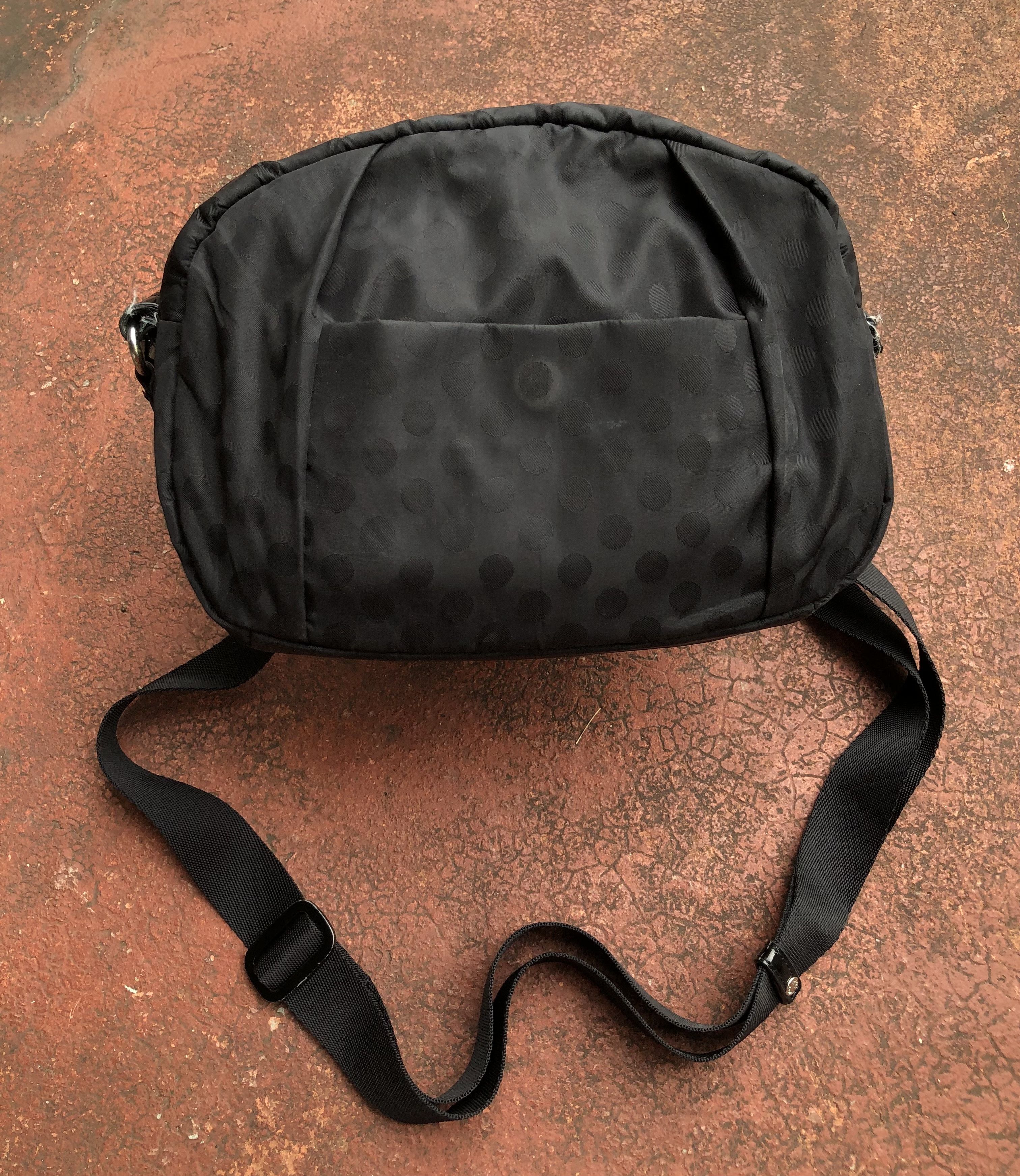 Yohji Yamamoto RARE🔥VINTAGE YOHJI Y’SACCS POLKA DOTS SPELL OUT SLING BAG Size ONE SIZE - 9 Thumbnail