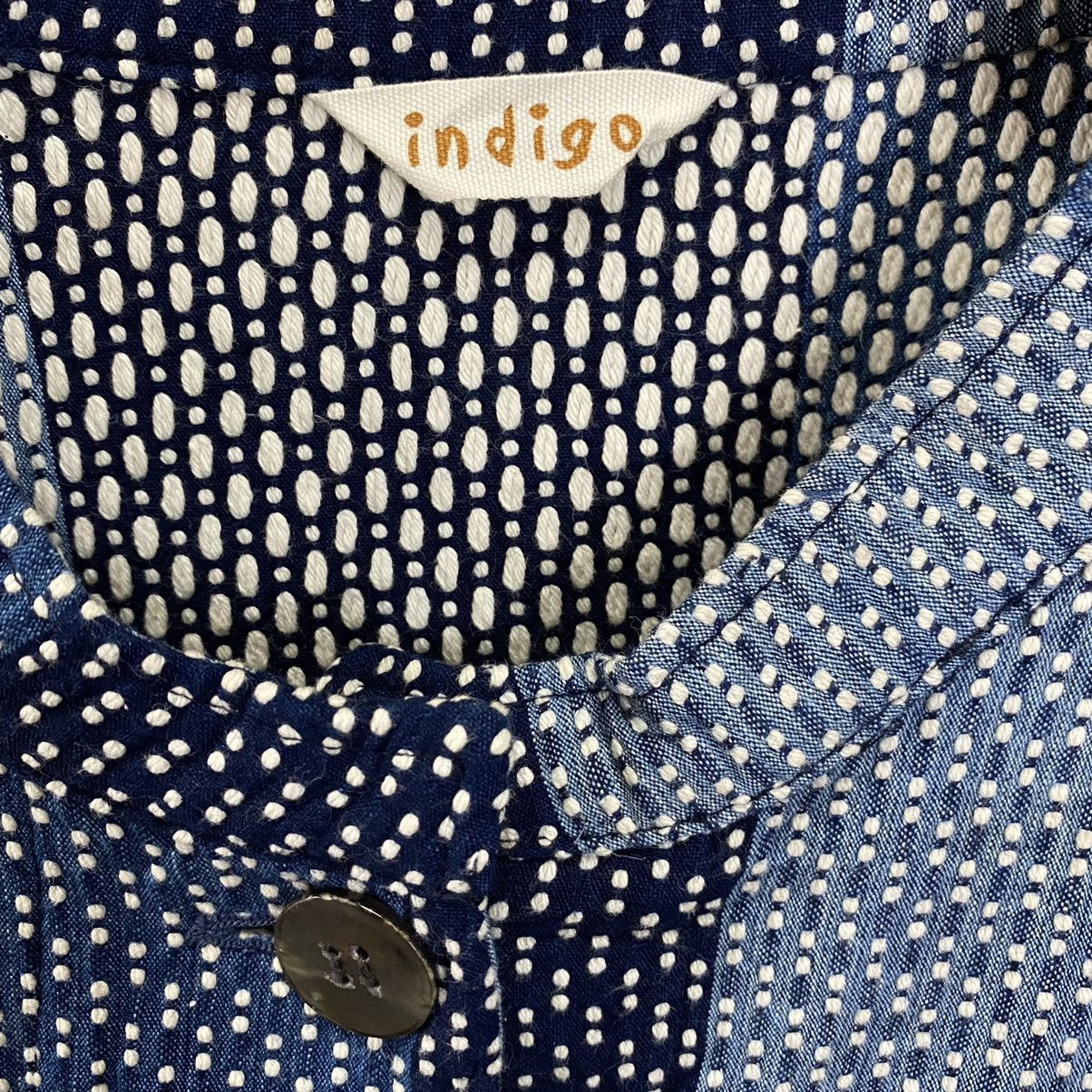 Blue Blue Japan × Indigo Indigo Sashiko Boro Jacket Size L / US 10 / IT 46 - 10 Thumbnail