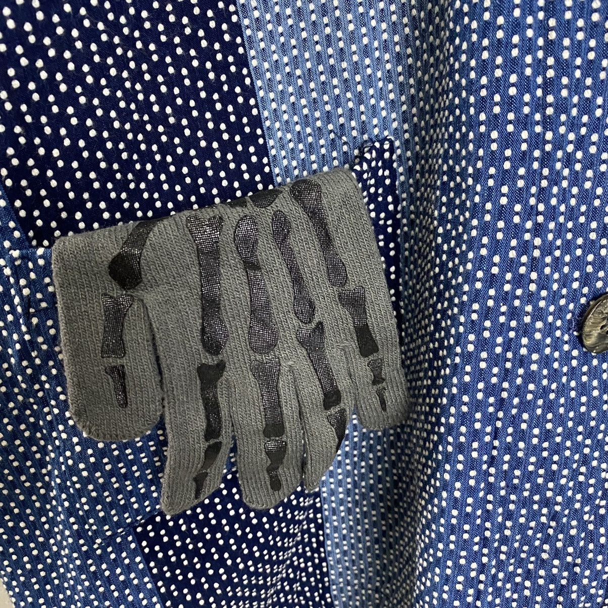 Blue Blue Japan × Indigo Indigo Sashiko Boro Jacket Size L / US 10 / IT 46 - 9 Thumbnail