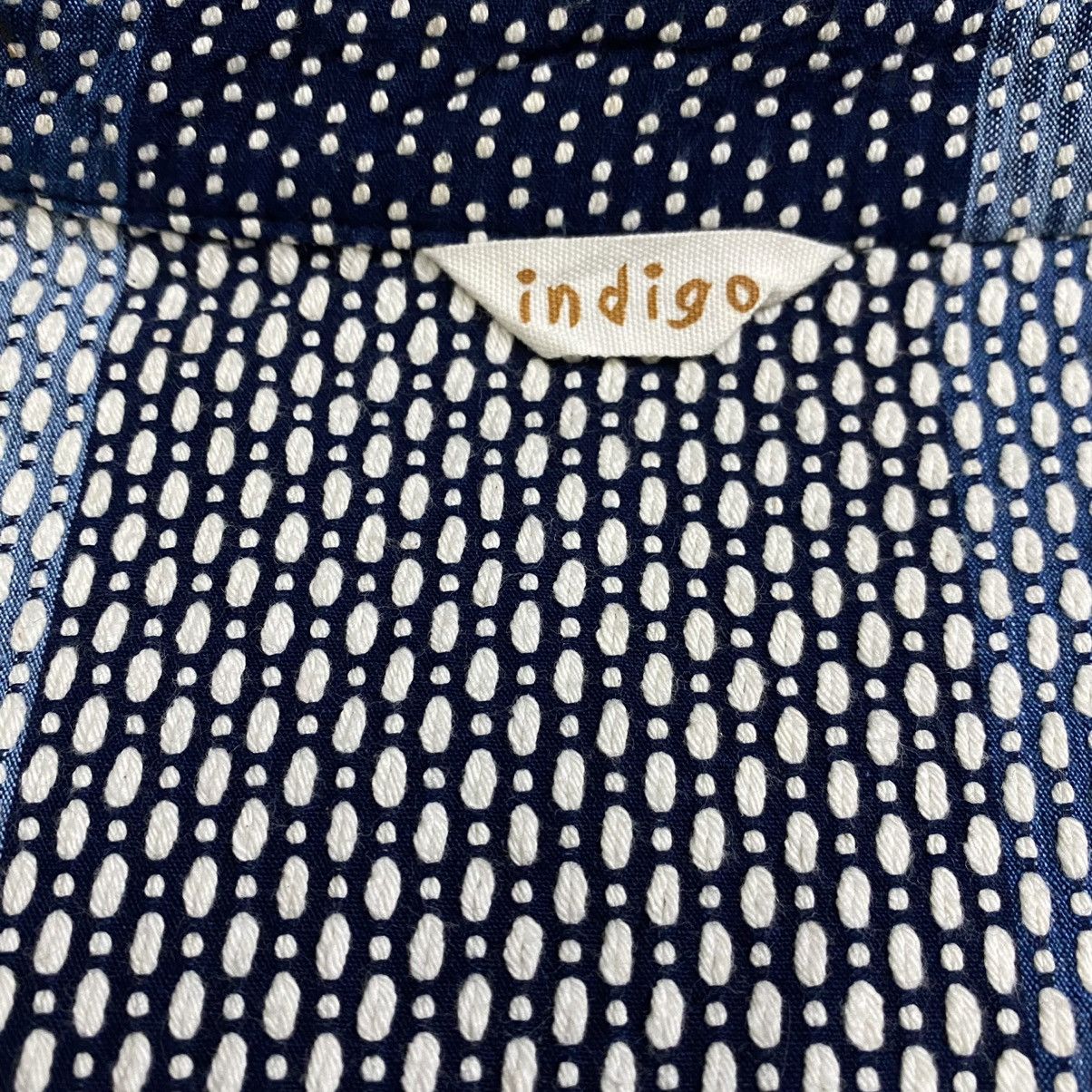 Blue Blue Japan × Indigo Indigo Sashiko Boro Jacket Size L / US 10 / IT 46 - 12 Thumbnail