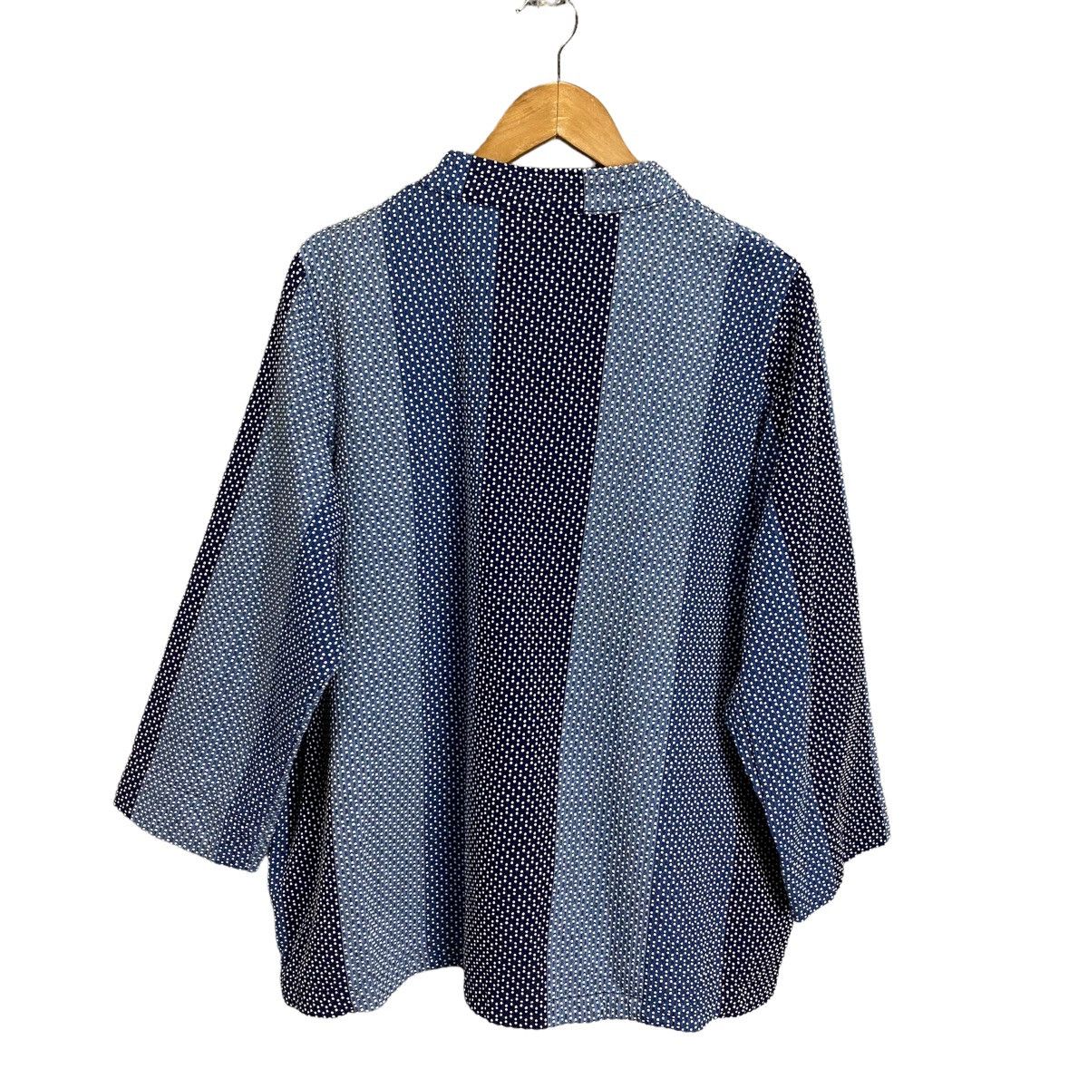 Blue Blue Japan × Indigo Indigo Sashiko Boro Jacket Size L / US 10 / IT 46 - 2 Thumbnail