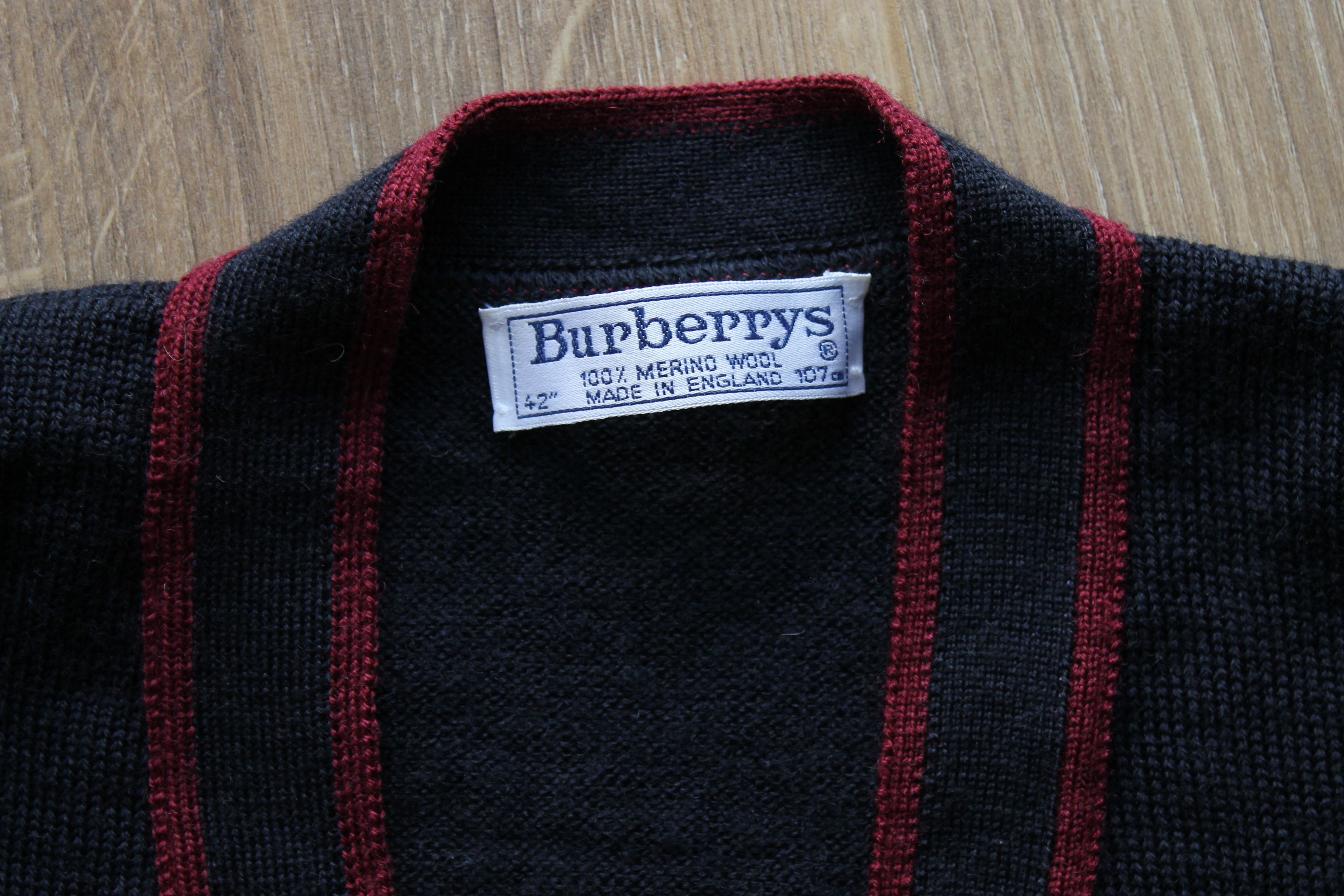 Burberry Vintage Burberry cardigan Size US L / EU 52-54 / 3 - 5 Thumbnail