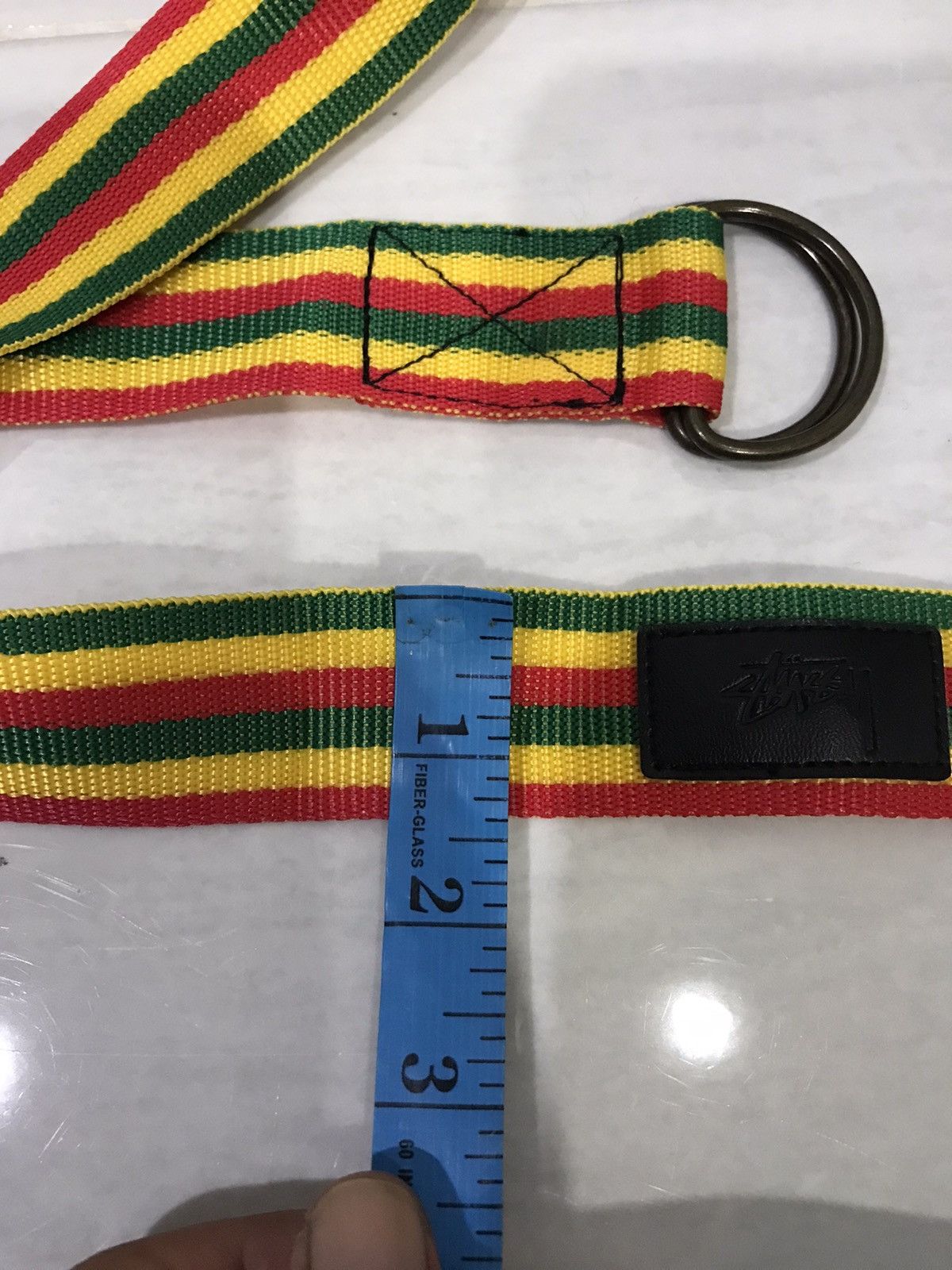 Bob Marley Very Rare STUSSY Rasta Streetwear Belt Size ONE SIZE - 2 Thumbnail