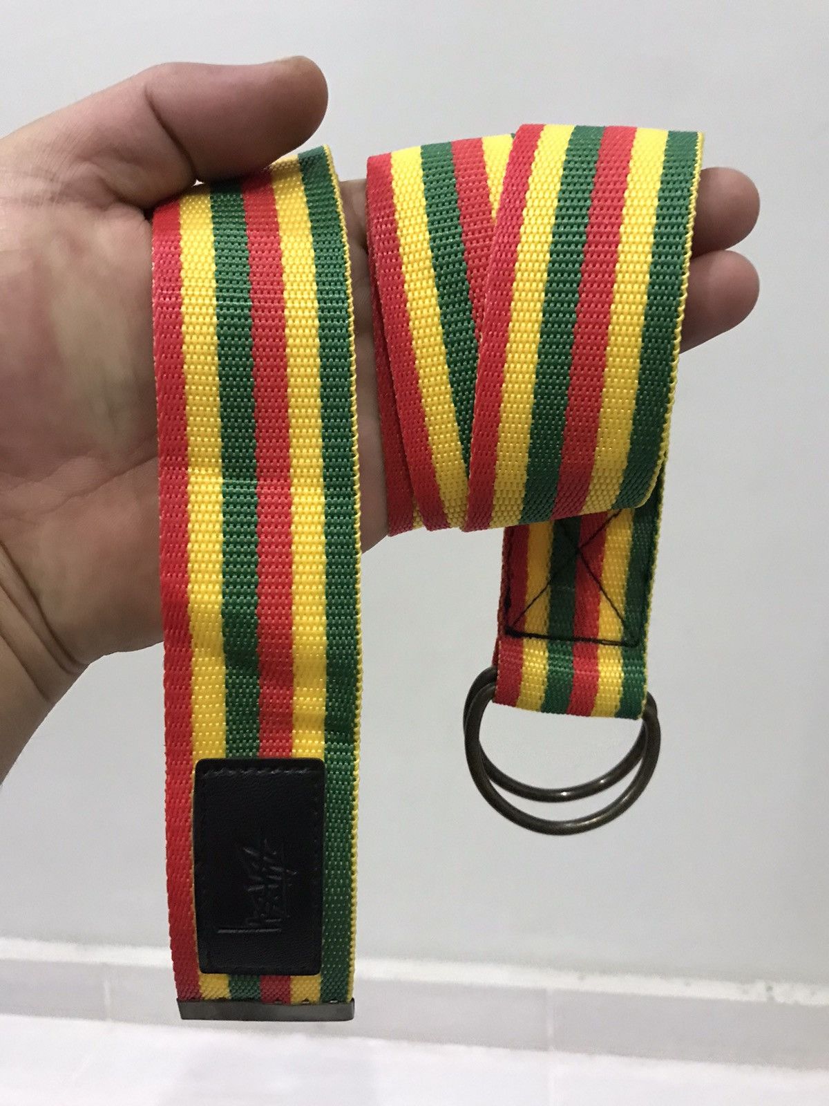 Bob Marley Very Rare STUSSY Rasta Streetwear Belt Size ONE SIZE - 4 Thumbnail