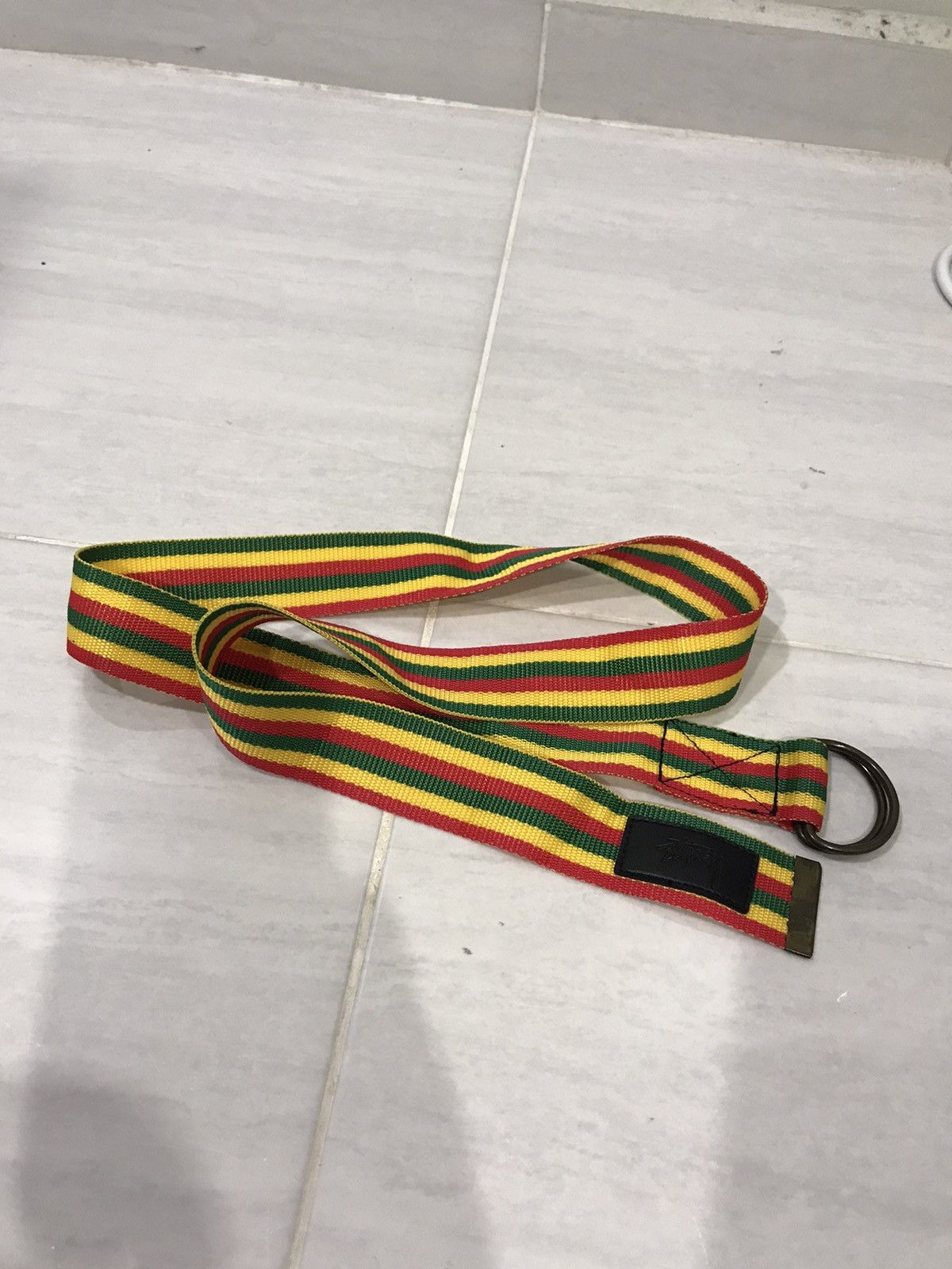 Bob Marley Very Rare STUSSY Rasta Streetwear Belt Size ONE SIZE - 1 Thumbnail