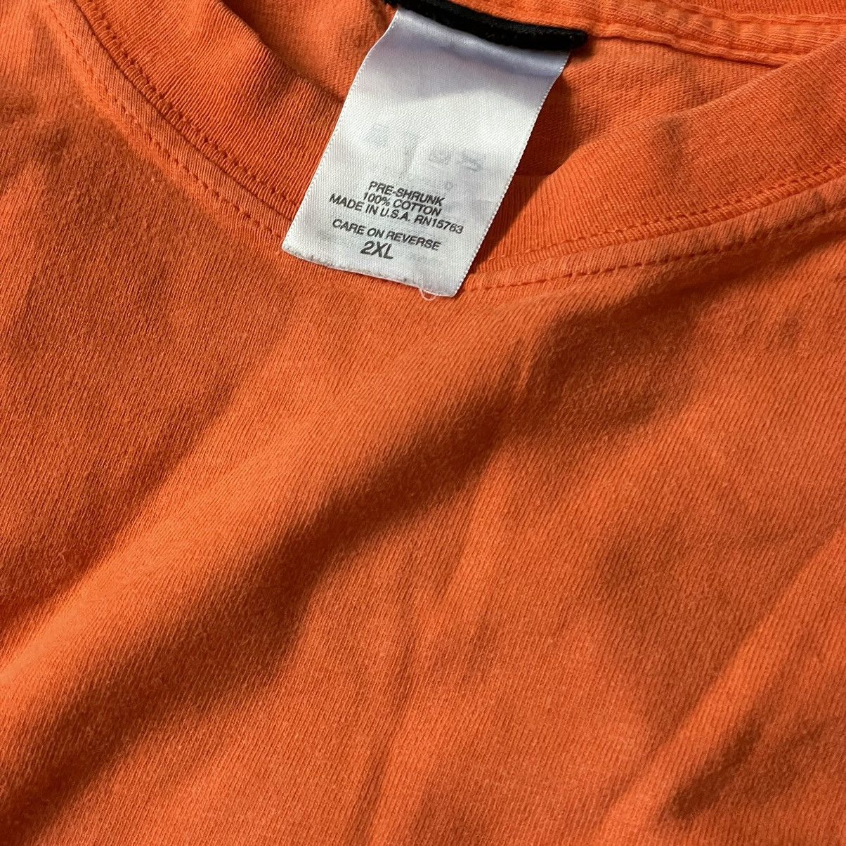 Vintage Vintage Y2K Orange Graphic Tee Funny Slogan Streetwear XXL Size US XXL / EU 58 / 5 - 10 Thumbnail
