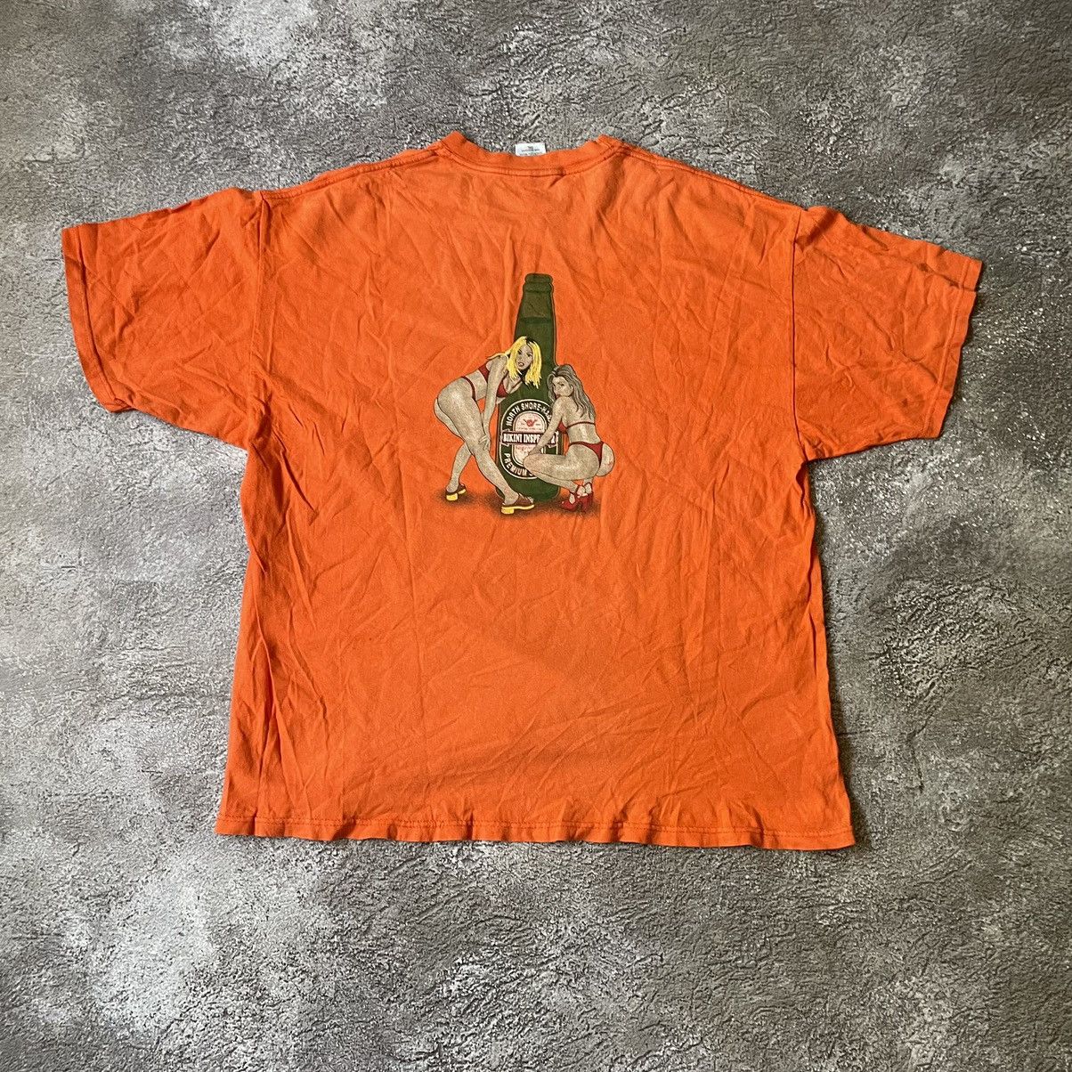 Vintage Vintage Y2K Orange Graphic Tee Funny Slogan Streetwear XXL Size US XXL / EU 58 / 5 - 2 Thumbnail