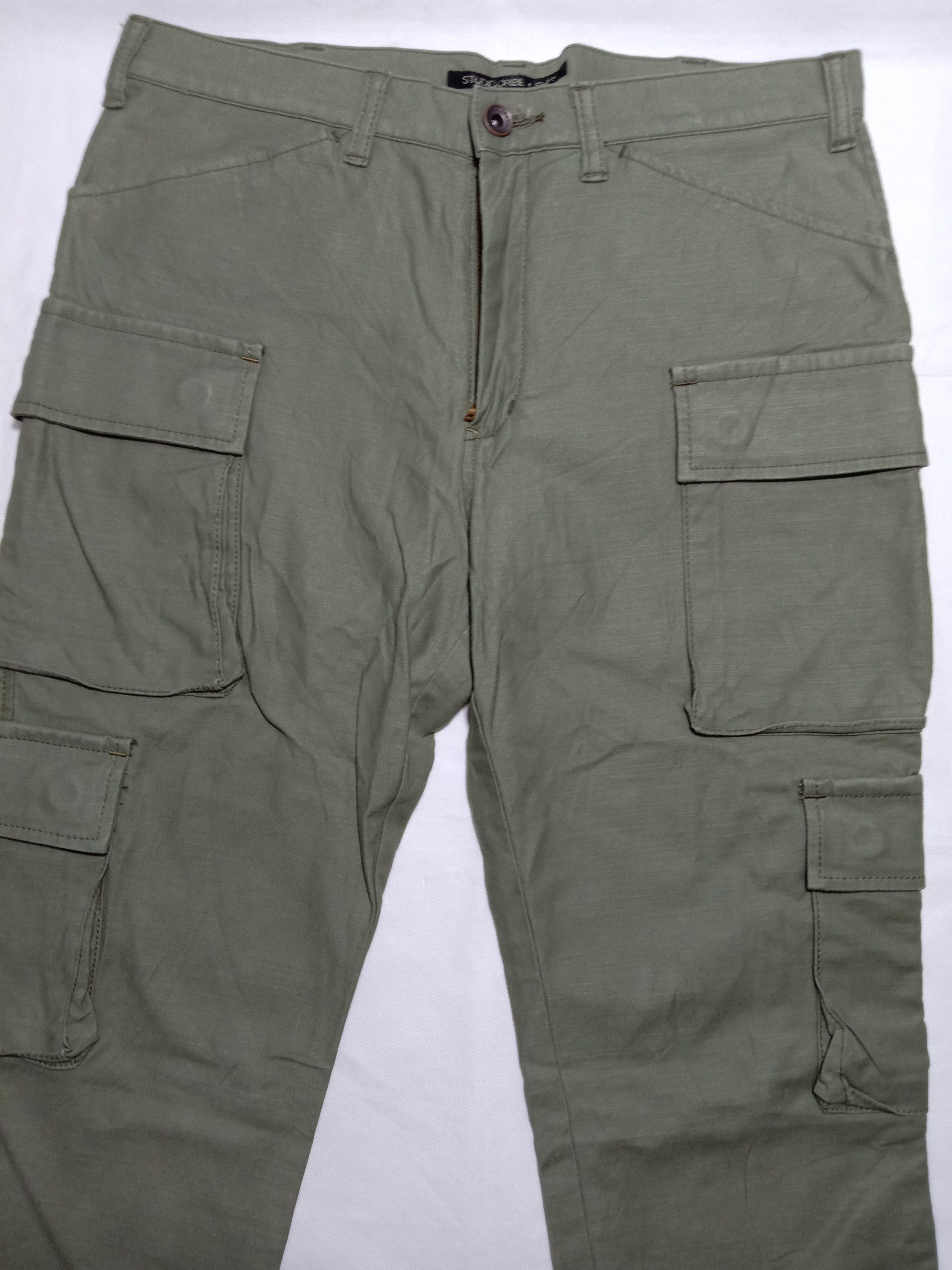 Japanese Brand Ships X Studio Oribe Bush Cargo Tactical Pant Stretch Slim Size US 30 / EU 46 - 5 Thumbnail