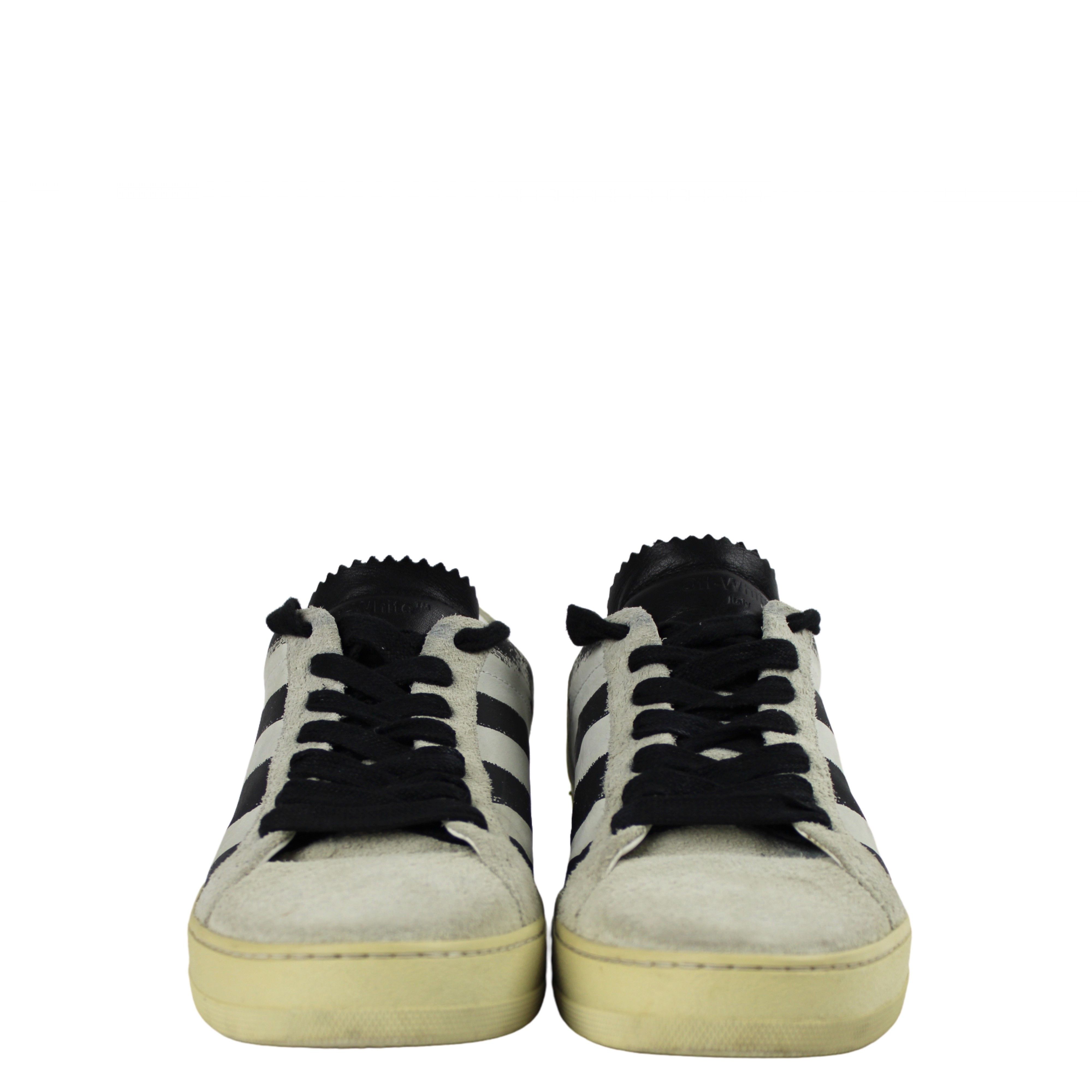 Off-White Off-White Diagonal Stripe Distressed Sneakers Size US 8 / EU 41 - 3 Thumbnail