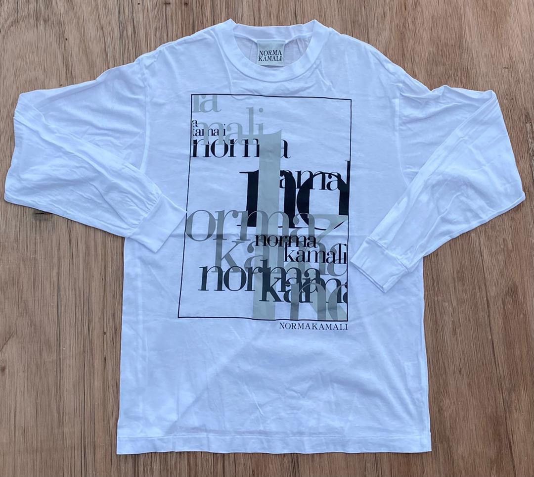 Designer × Vintage vintage tee NORMA KAMALI A30 Size US M / EU 48-50 / 2 - 1 Thumbnail