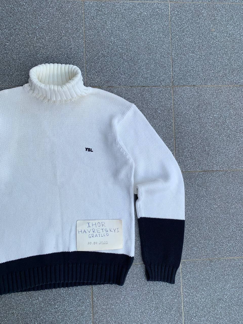Yves Saint Laurent Vintage Saint Laurent Jeans Turtleneck sweater YSL Size US L / EU 52-54 / 3 - 2 Thumbnail