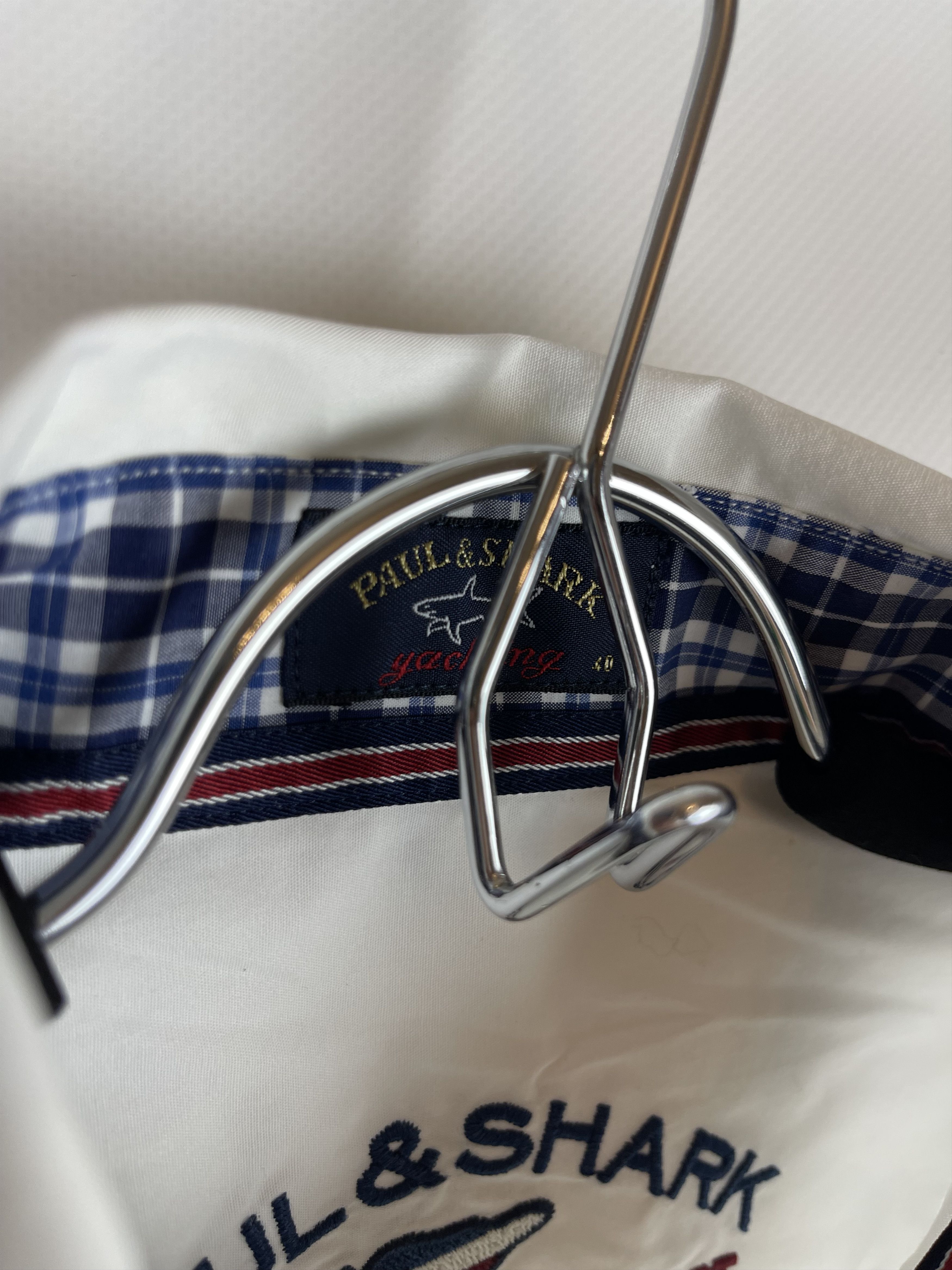 Paul & Shark Paul & Shark Boston Newport yacht white long sleeve shirt Size US L / EU 52-54 / 3 - 5 Thumbnail
