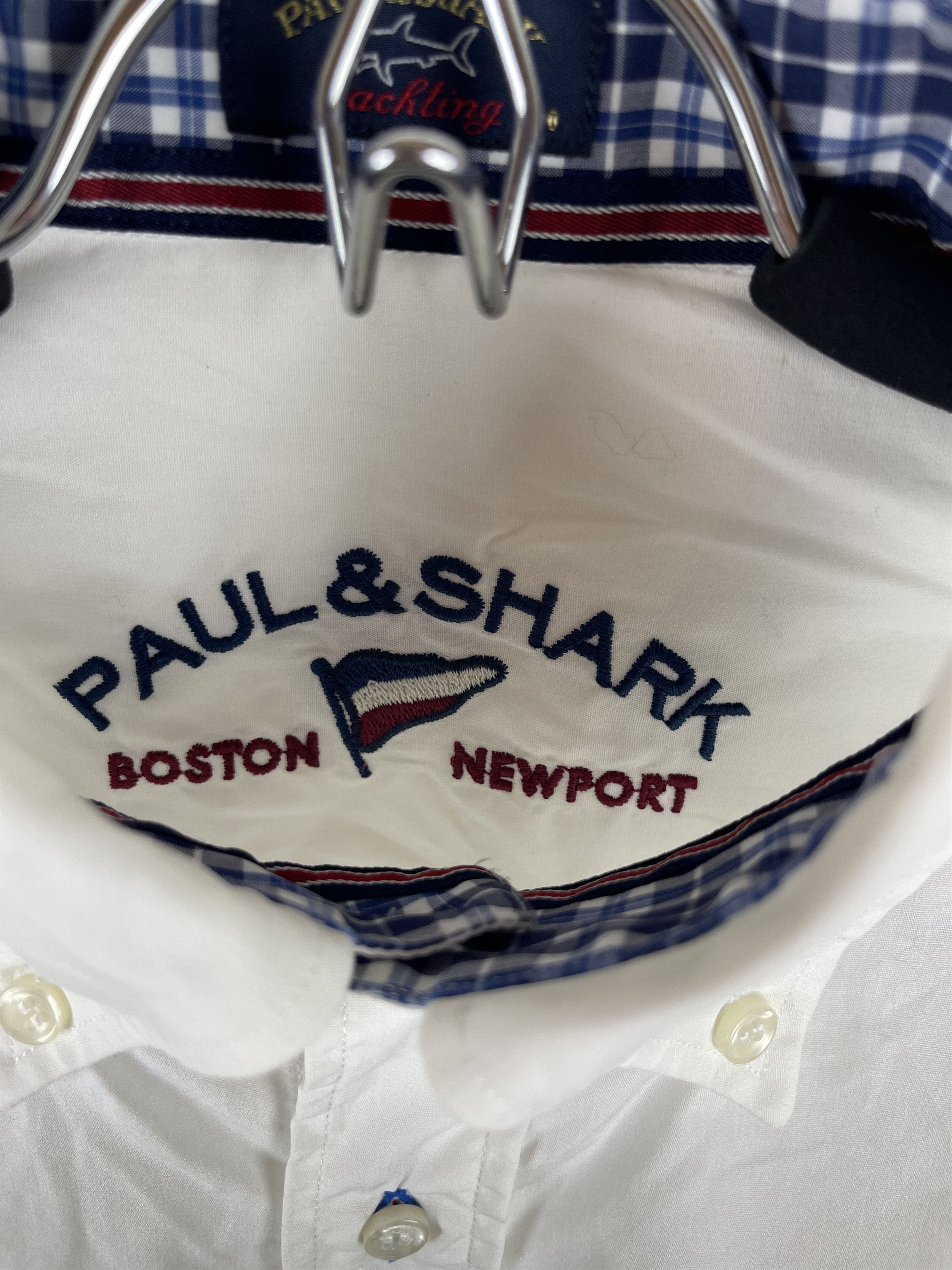 Paul & Shark Paul & Shark Boston Newport yacht white long sleeve shirt Size US L / EU 52-54 / 3 - 6 Thumbnail