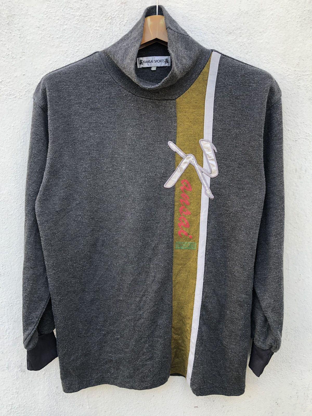 Designer × Japanese Brand × Kansai Yamamoto Kansai Sports Long Sleeve Turtleneck Size US M / EU 48-50 / 2 - 1 Thumbnail