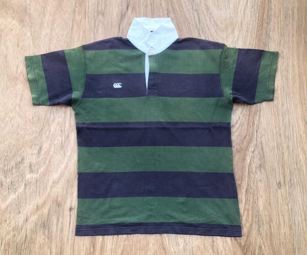 image of Canterbury Of New Zealand x Vintage Tee Rugby C1 in Stripe, Men's (Size Large)