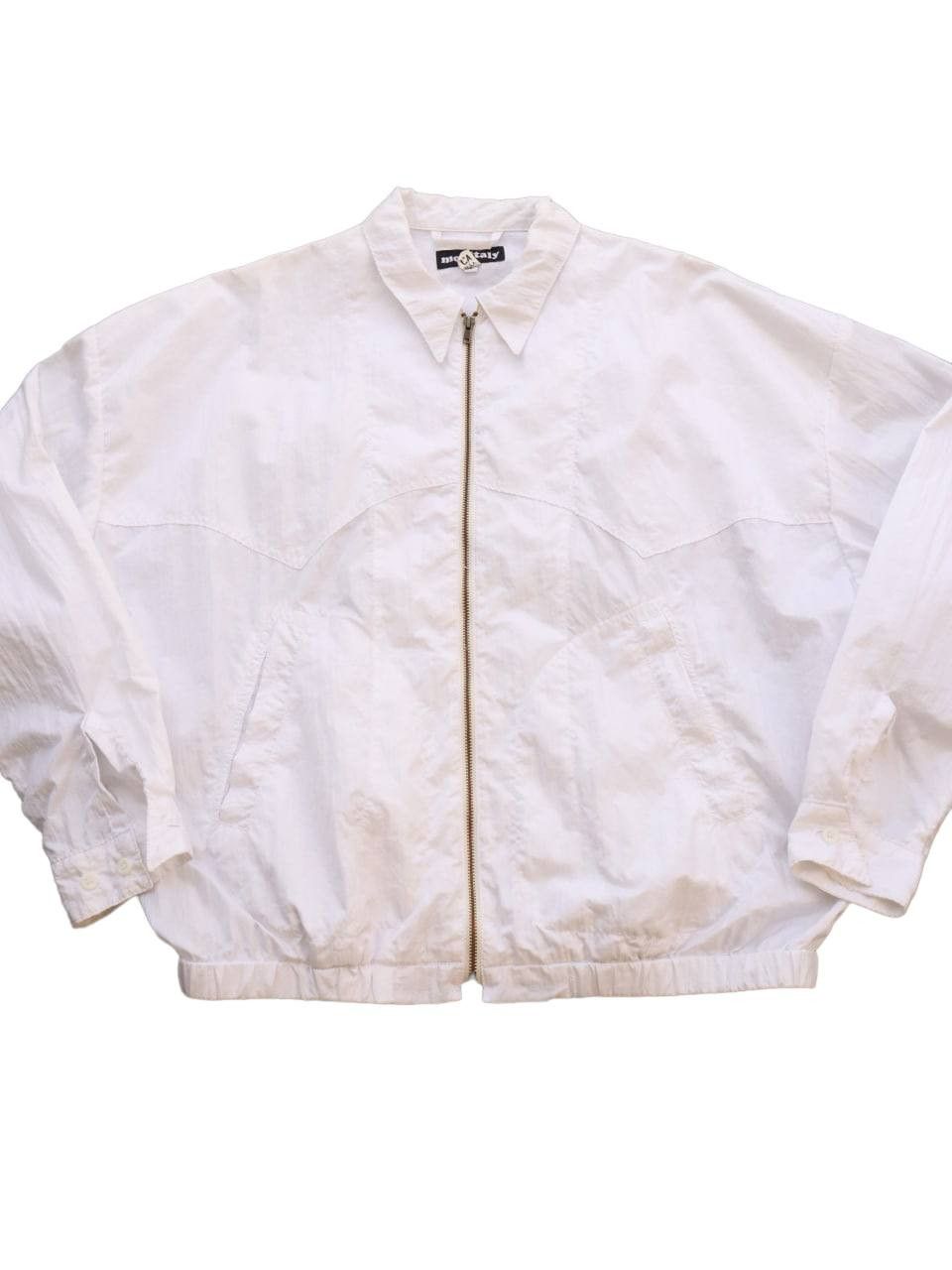 Monitaly Monitaly Oversized Boxy Lightweight White Jacket Size US L / EU 52-54 / 3 - 1 Thumbnail