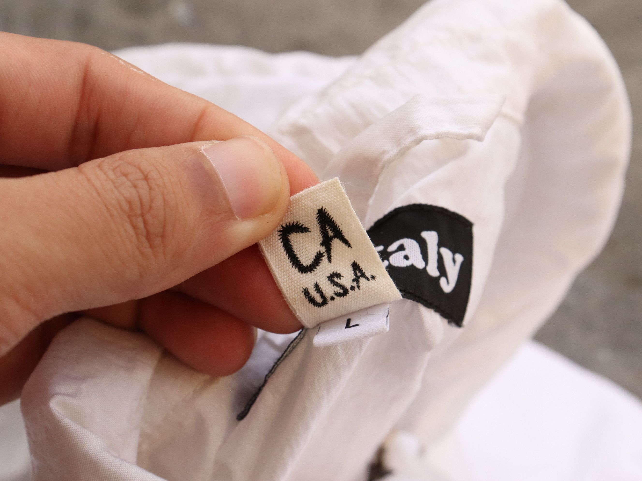 Monitaly Monitaly Oversized Boxy Lightweight White Jacket Size US L / EU 52-54 / 3 - 16 Thumbnail
