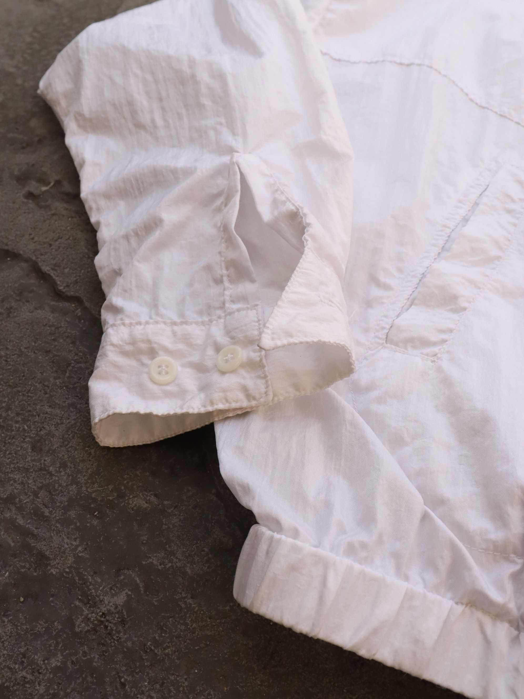 Monitaly Monitaly Oversized Boxy Lightweight White Jacket Size US L / EU 52-54 / 3 - 14 Thumbnail