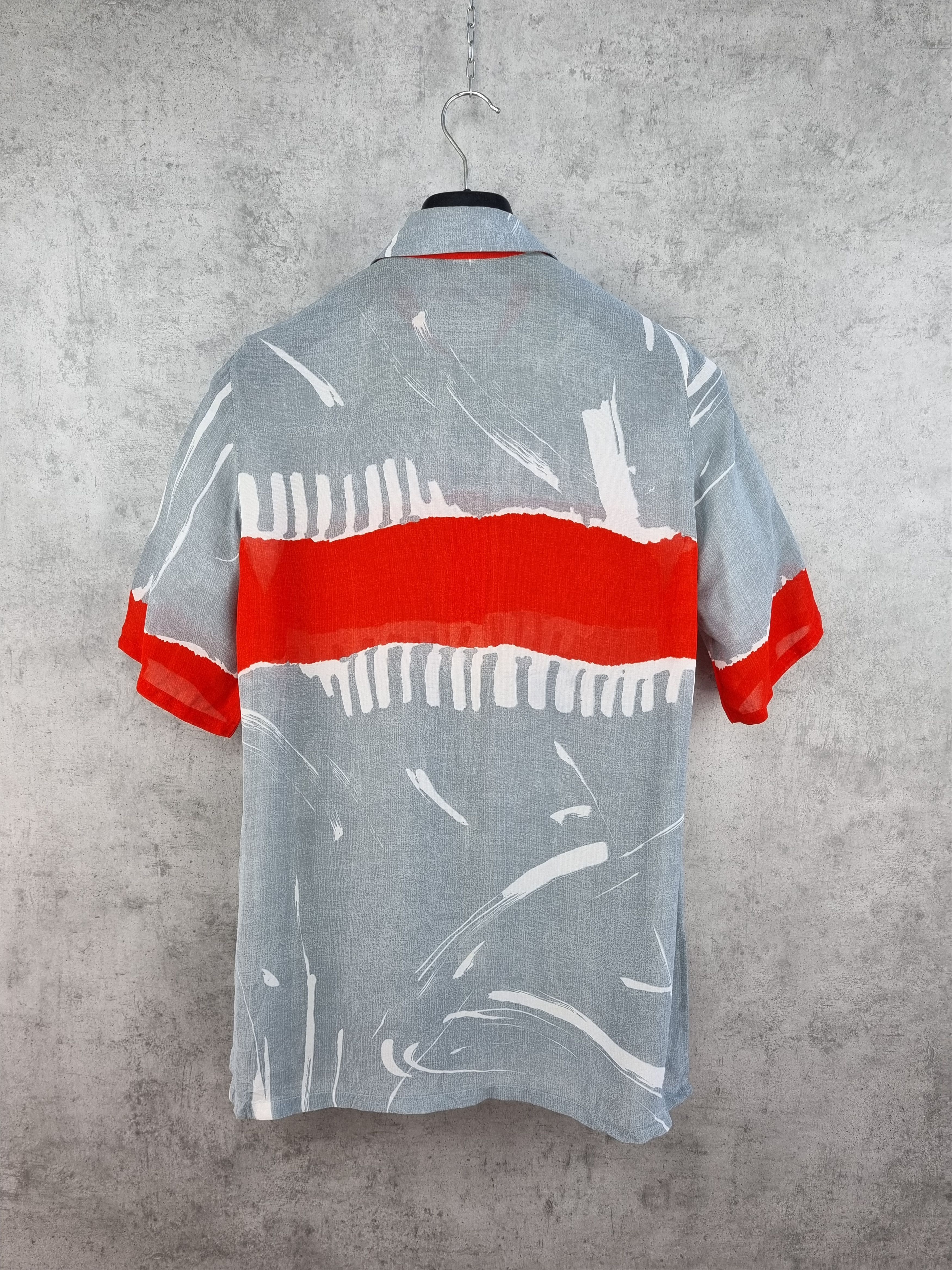Other 90s Abstract Extra Thin Fabrics Attractive Patern Shirt Size US M / EU 48-50 / 2 - 5 Thumbnail