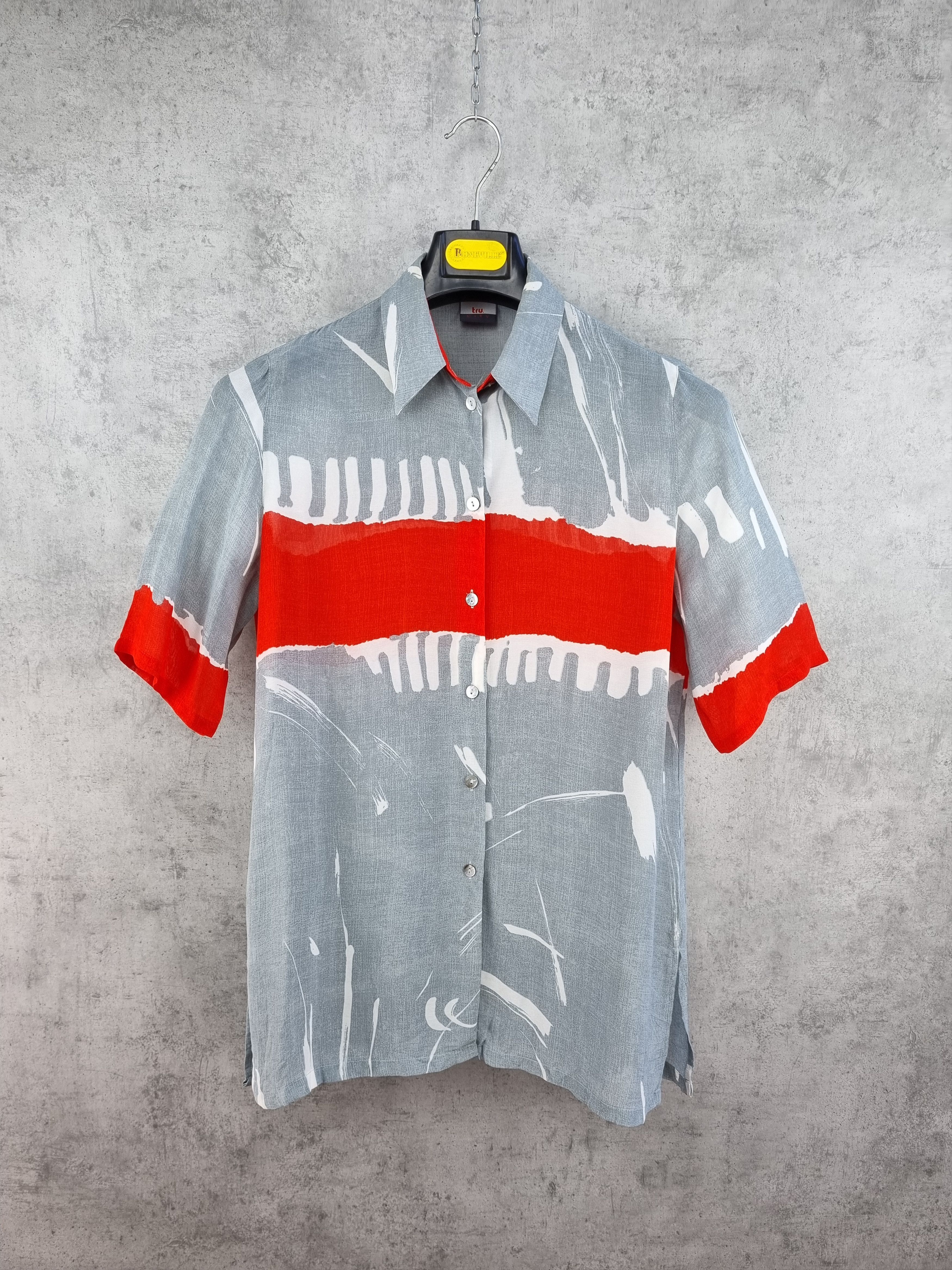 Other 90s Abstract Extra Thin Fabrics Attractive Patern Shirt Size US M / EU 48-50 / 2 - 1 Thumbnail