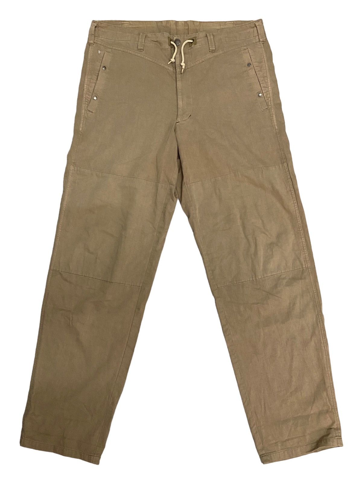 image of Stealsvintage Dezert Double Knee Japanese Pants in Brown, Men's (Size 37)