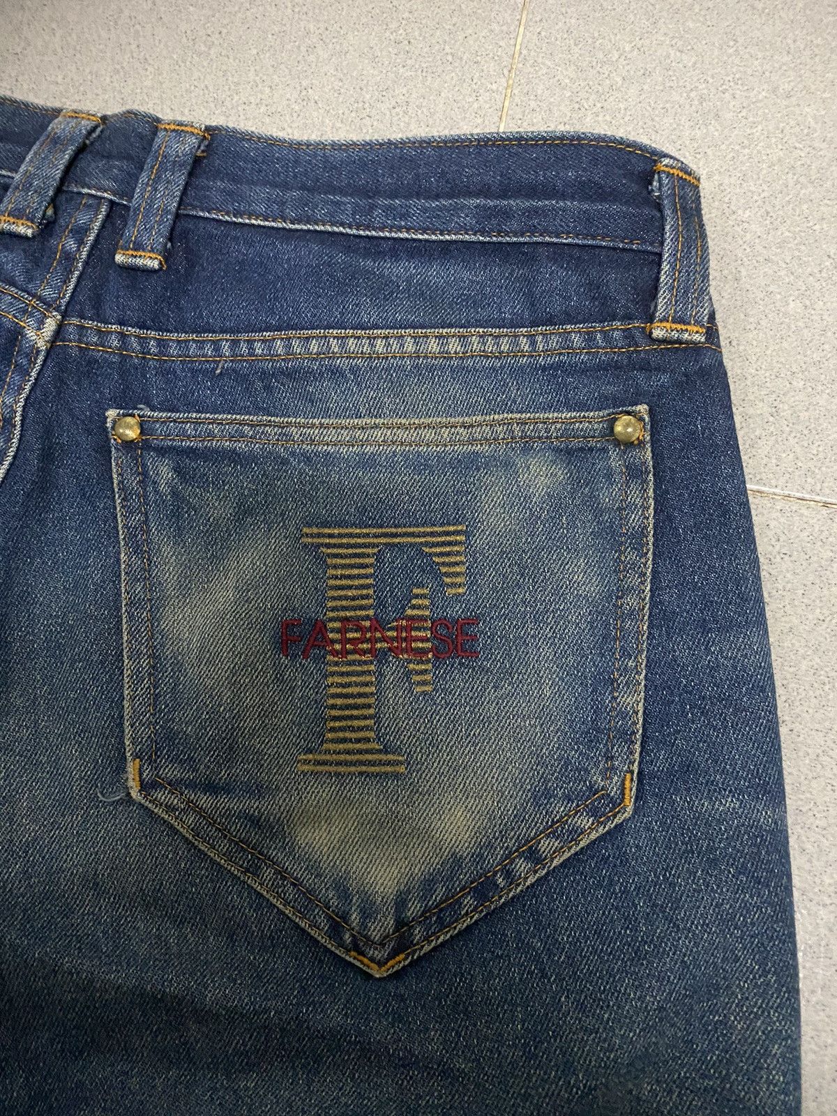 Japanese Brand × Vintage Vintage Farnese Japanese Distress Denim Jeans Size US 32 / EU 48 - 10 Thumbnail