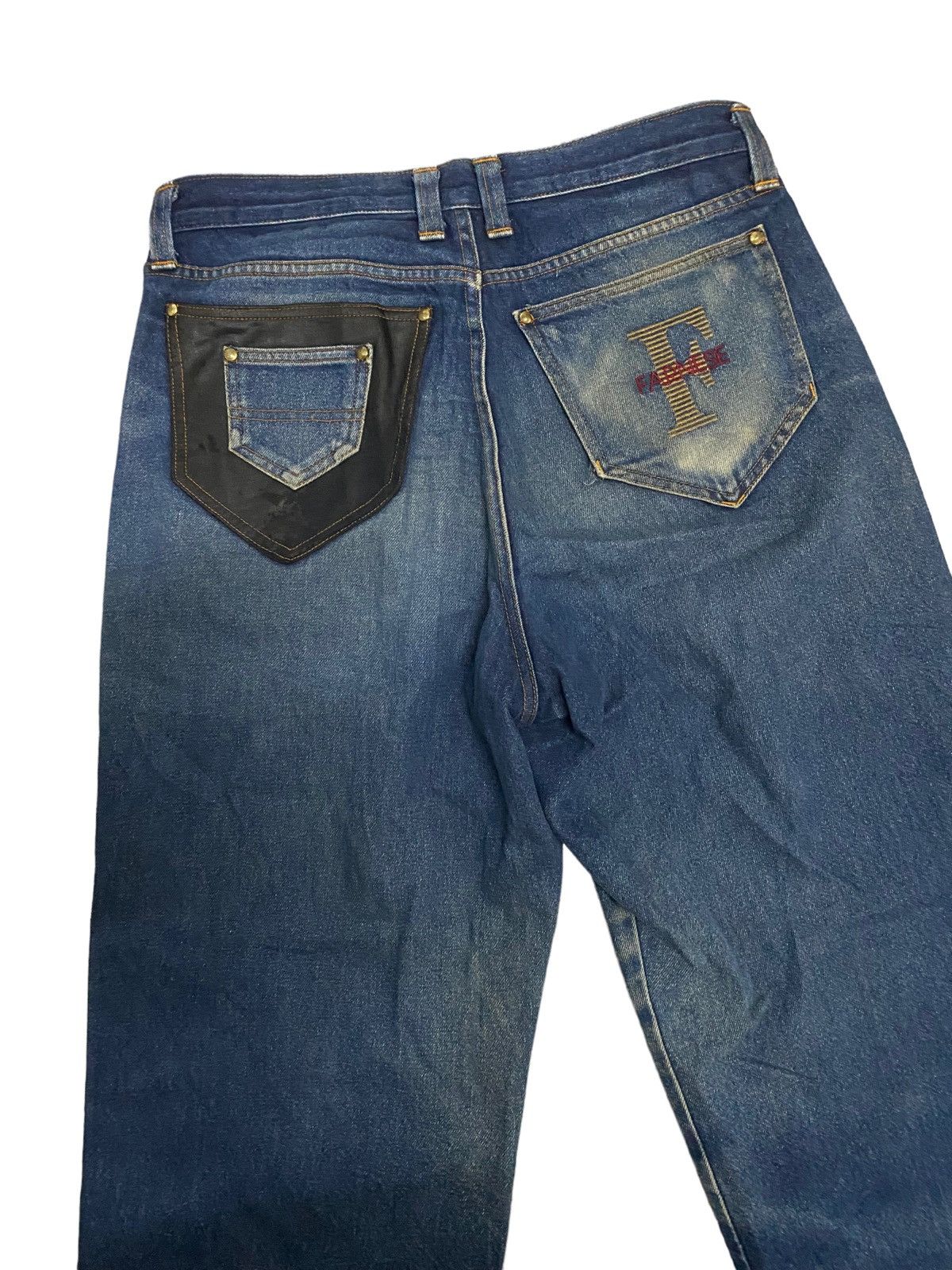 Japanese Brand × Vintage Vintage Farnese Japanese Distress Denim Jeans Size US 32 / EU 48 - 4 Thumbnail