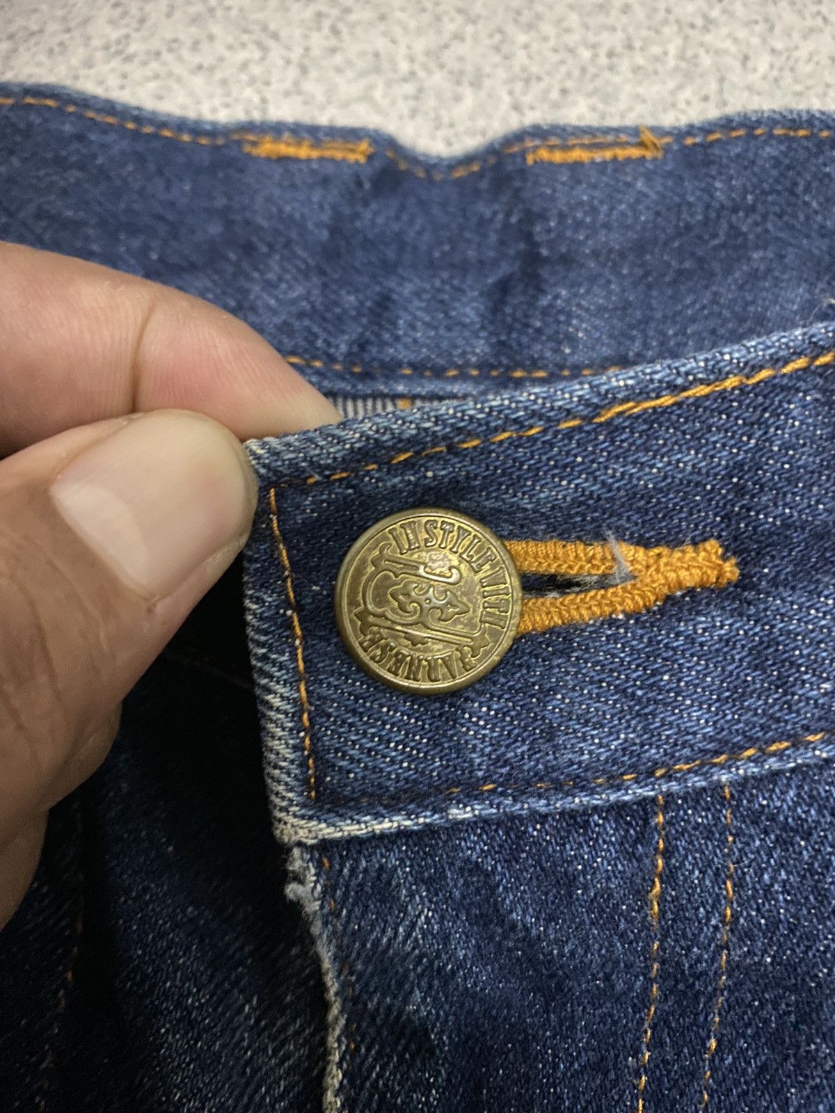 Japanese Brand × Vintage Vintage Farnese Japanese Distress Denim Jeans Size US 32 / EU 48 - 6 Thumbnail