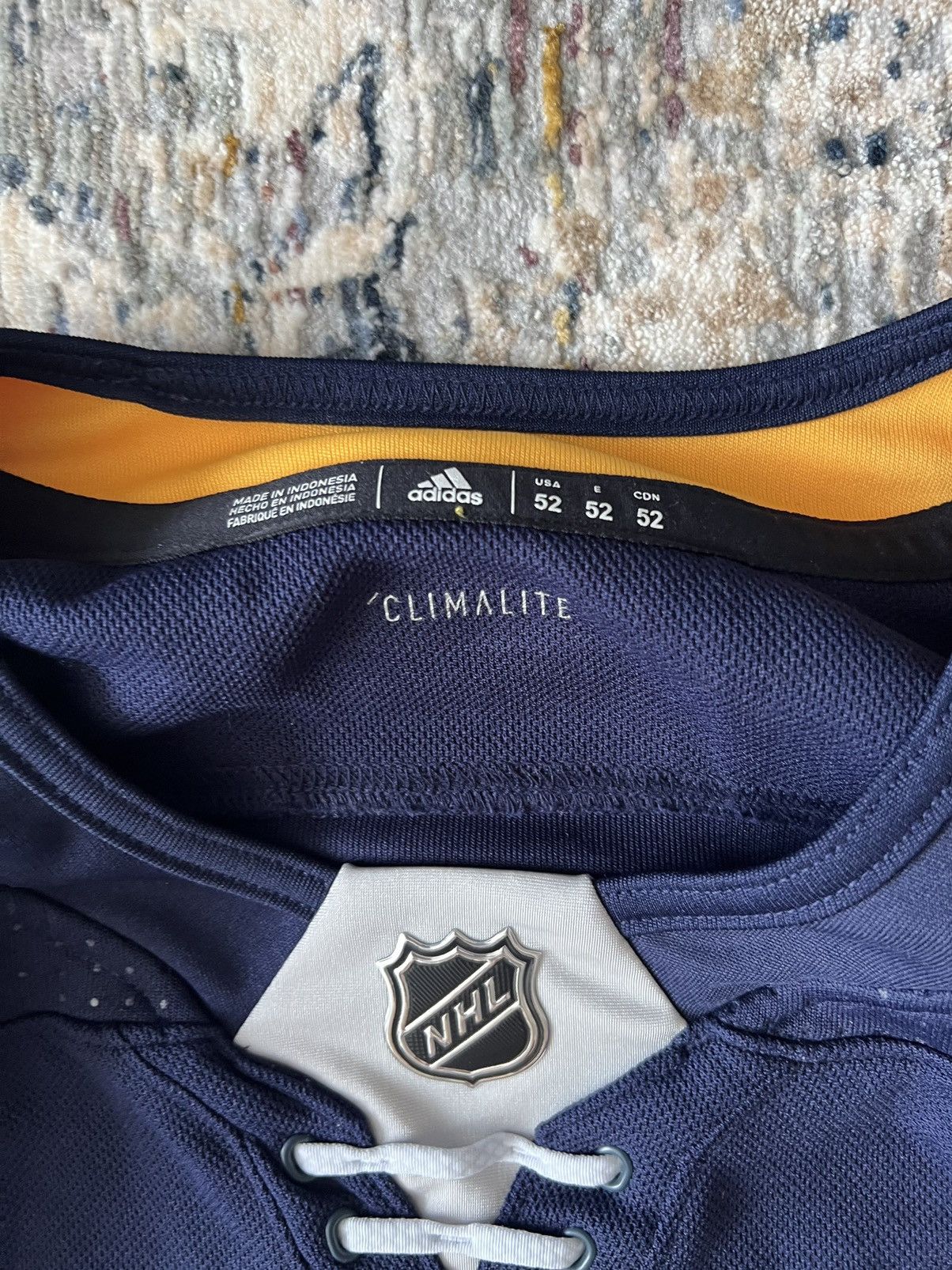 Adidas Adidas Buffalo Sabers Hockey Jersey Sz 52 Size US L / EU 52-54 / 3 - 3 Thumbnail